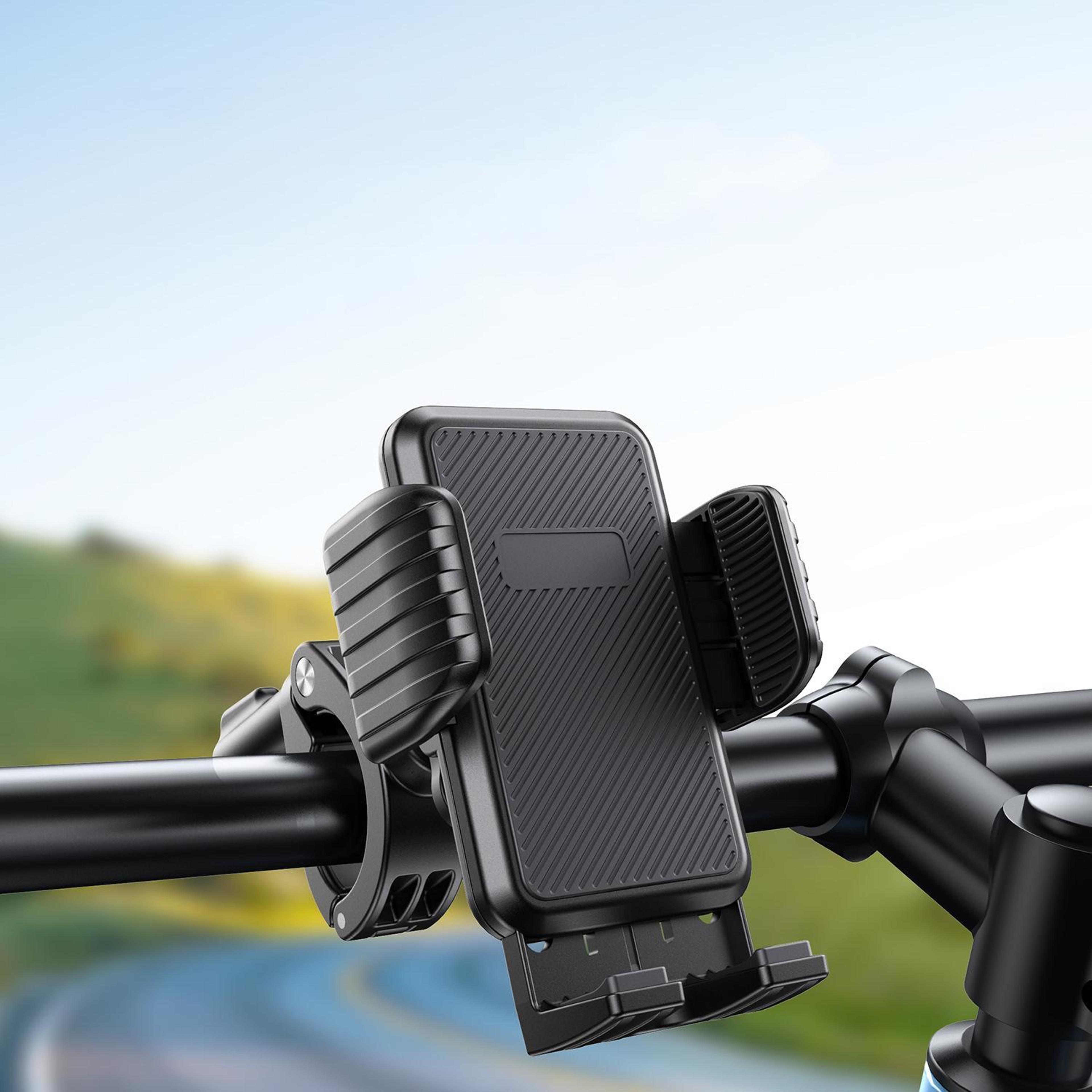 shockproof bike phone mount for bicycle & motorcycle handlebars
