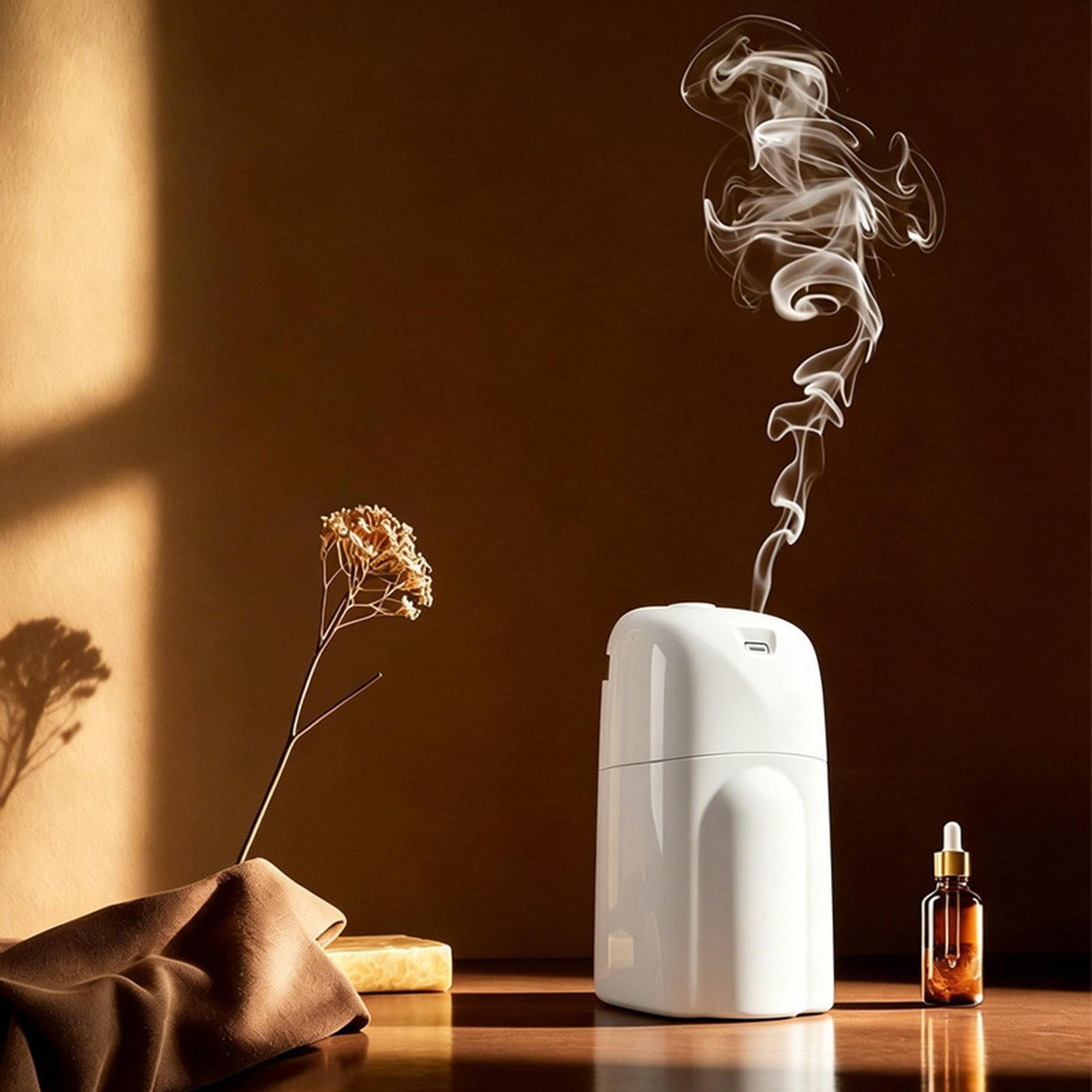 smart essential oil diffuser automatic aromatherapy machine with quiet mist technology