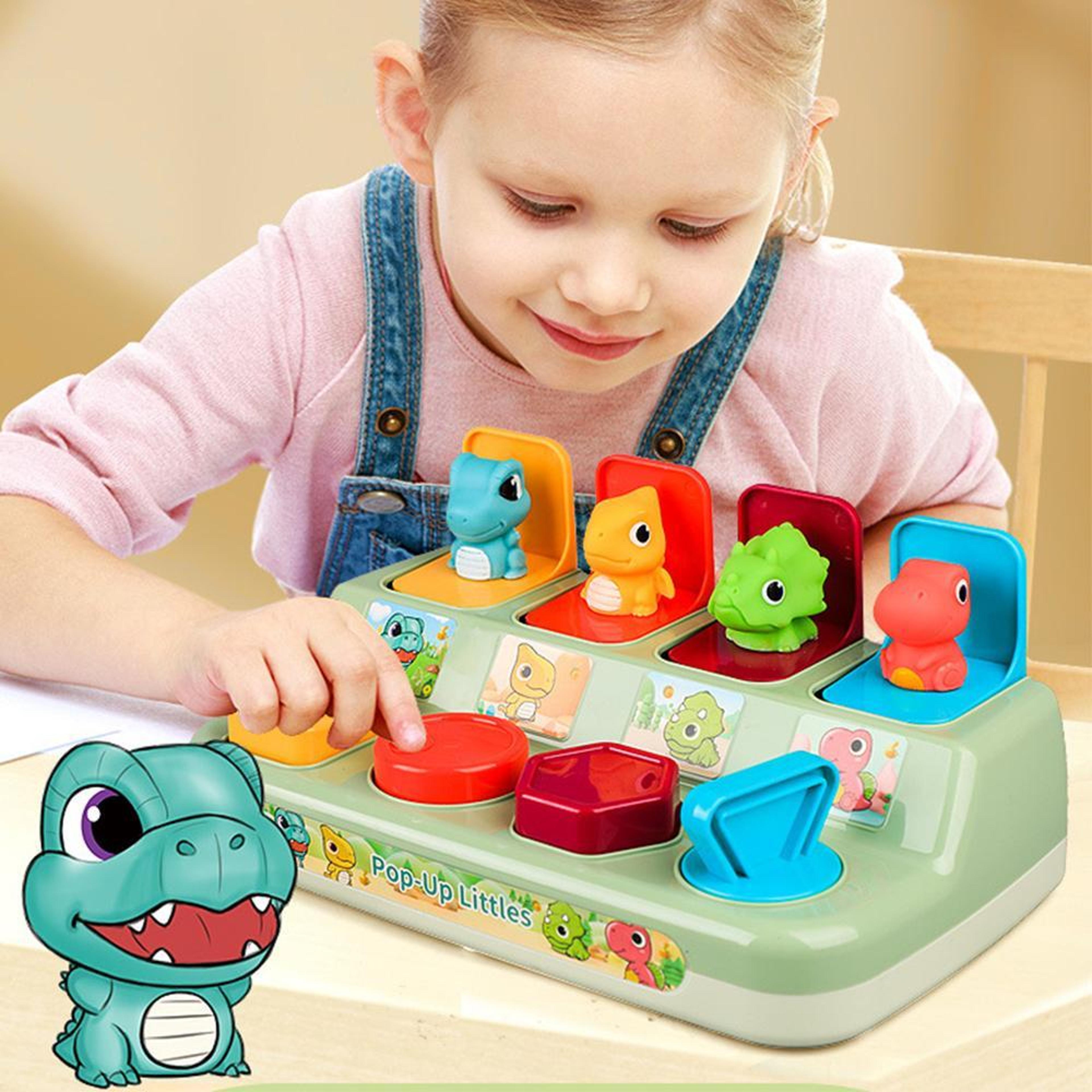 montessori pop-up animal learning box for toddlers fine motor skill toy