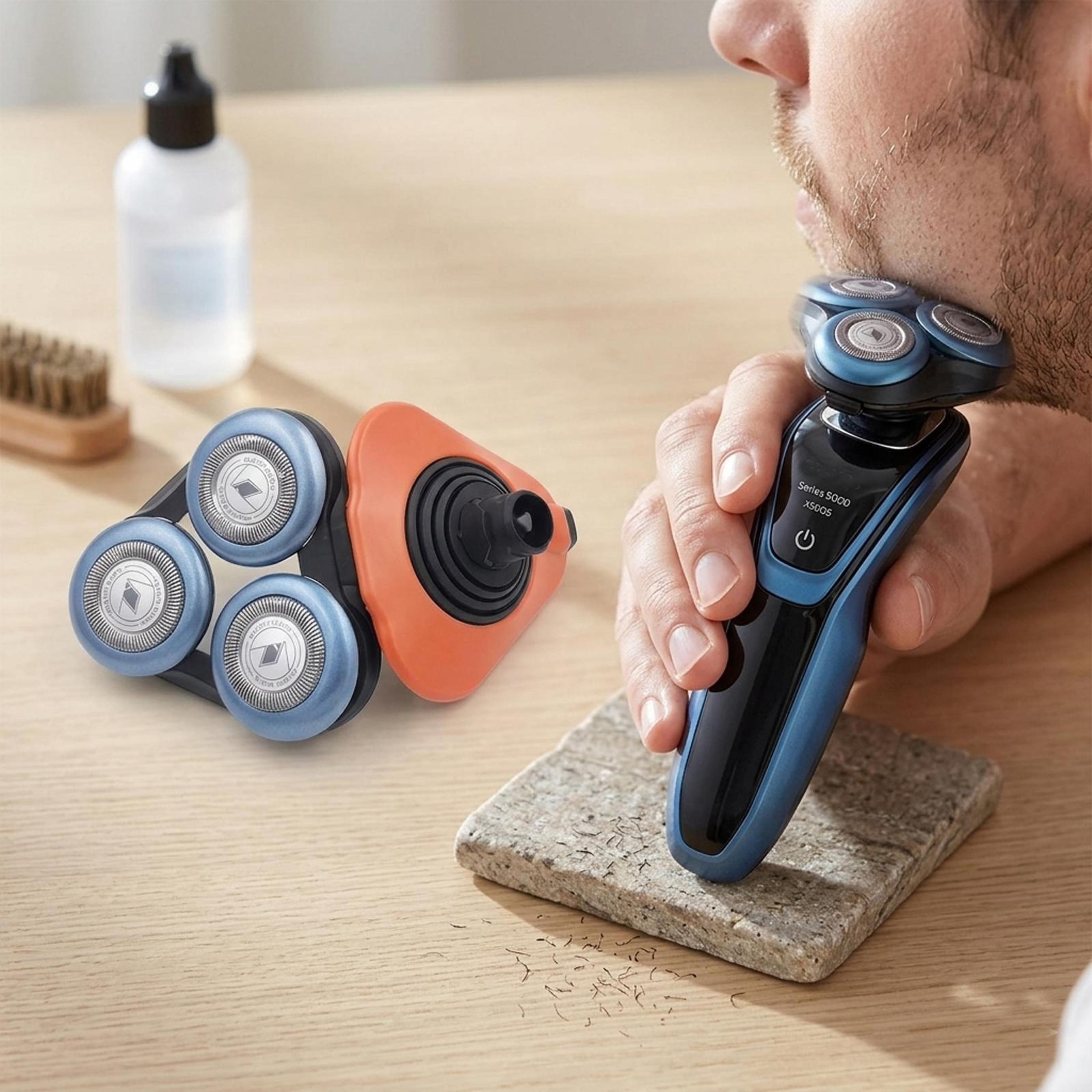 philips x5000 series replacement shaver head blades for smooth, precise & hygienic shaving