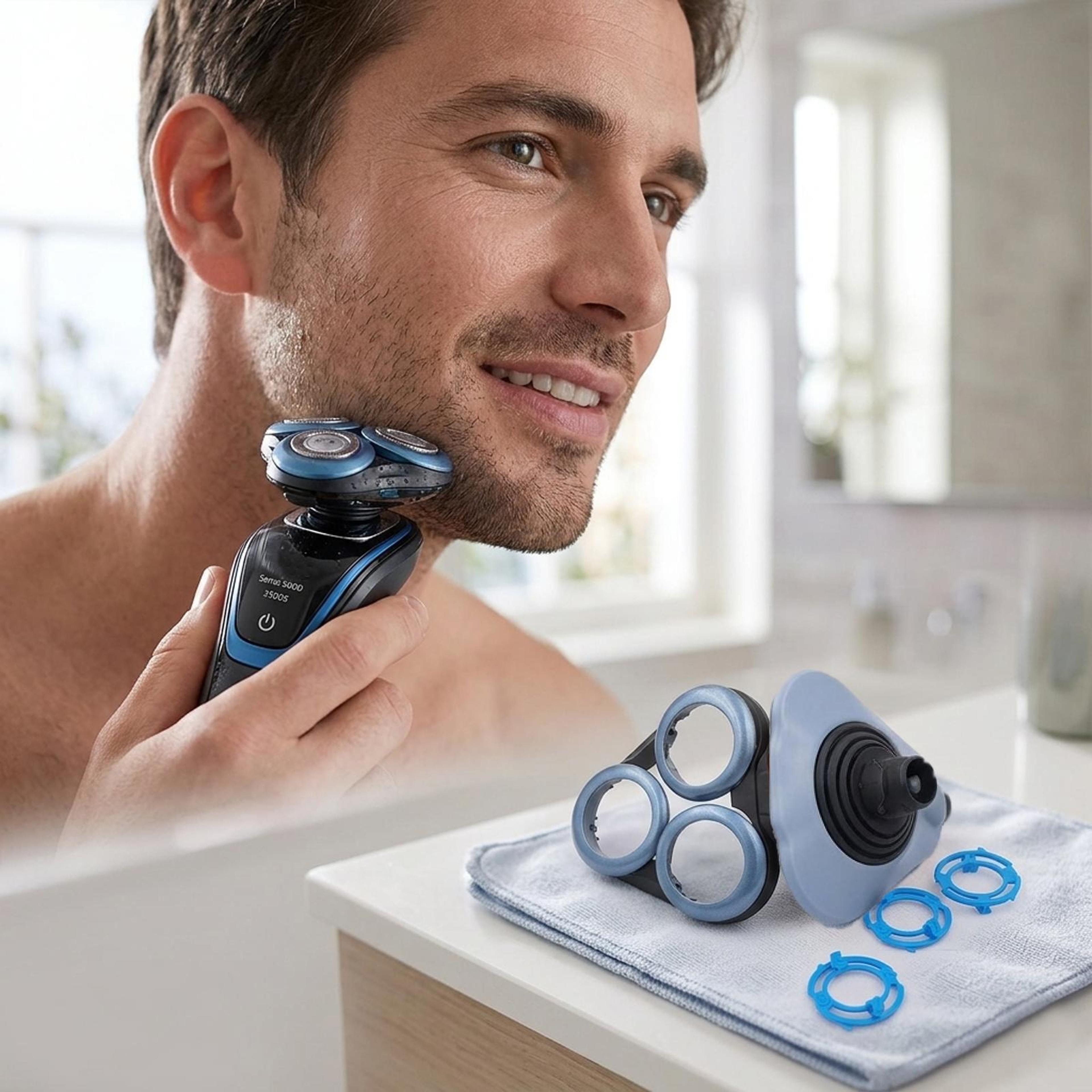 philips x5000 series shaver head replacement retainer cover base for smooth precision shaving