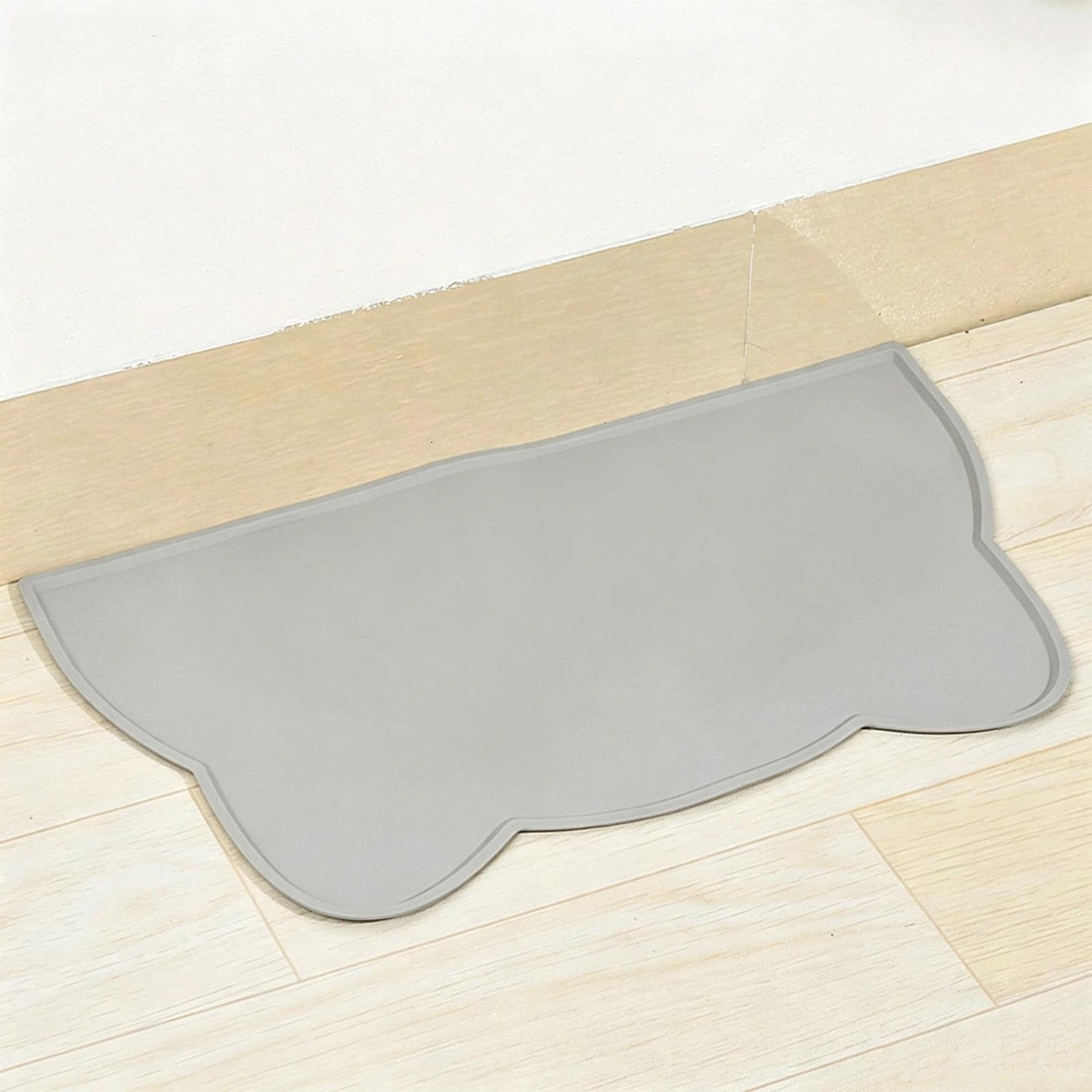 pet feeding mat waterproof non slip silicone food tray for cats & dogs