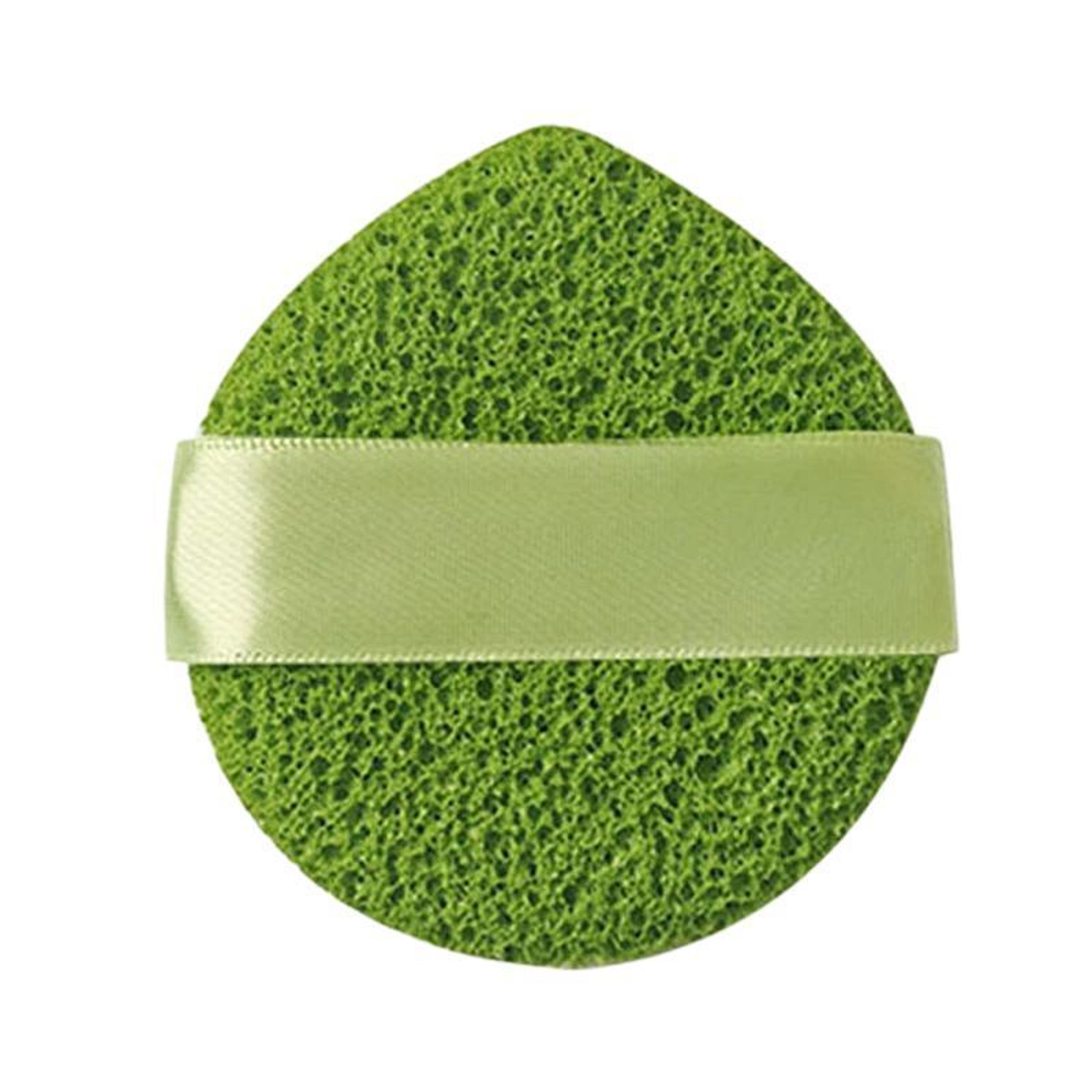 facial cleansing puff for mud mask removal and gentle face cleansing