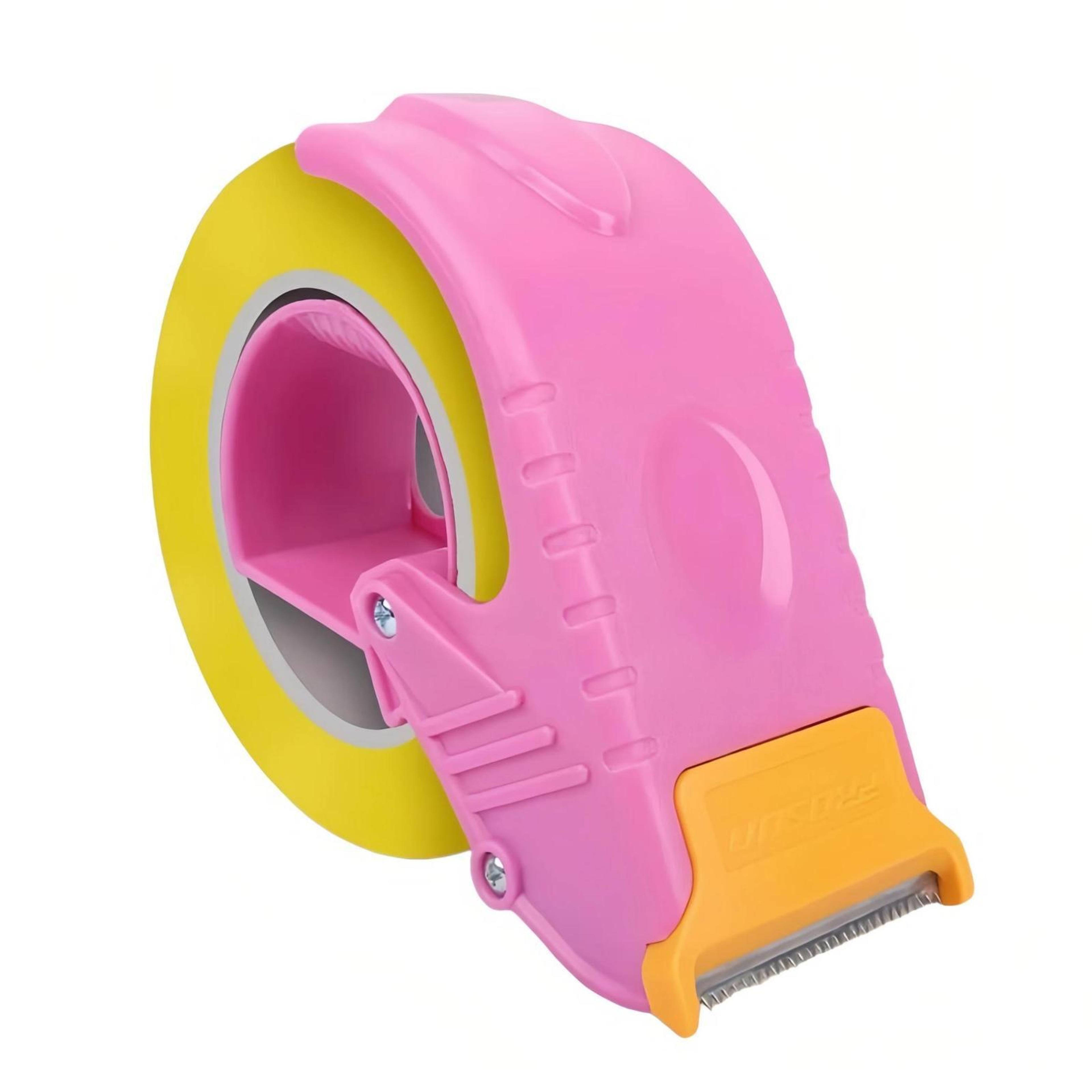 adjustable packing tape dispenser with stainless steel blade for fast carton sealing
