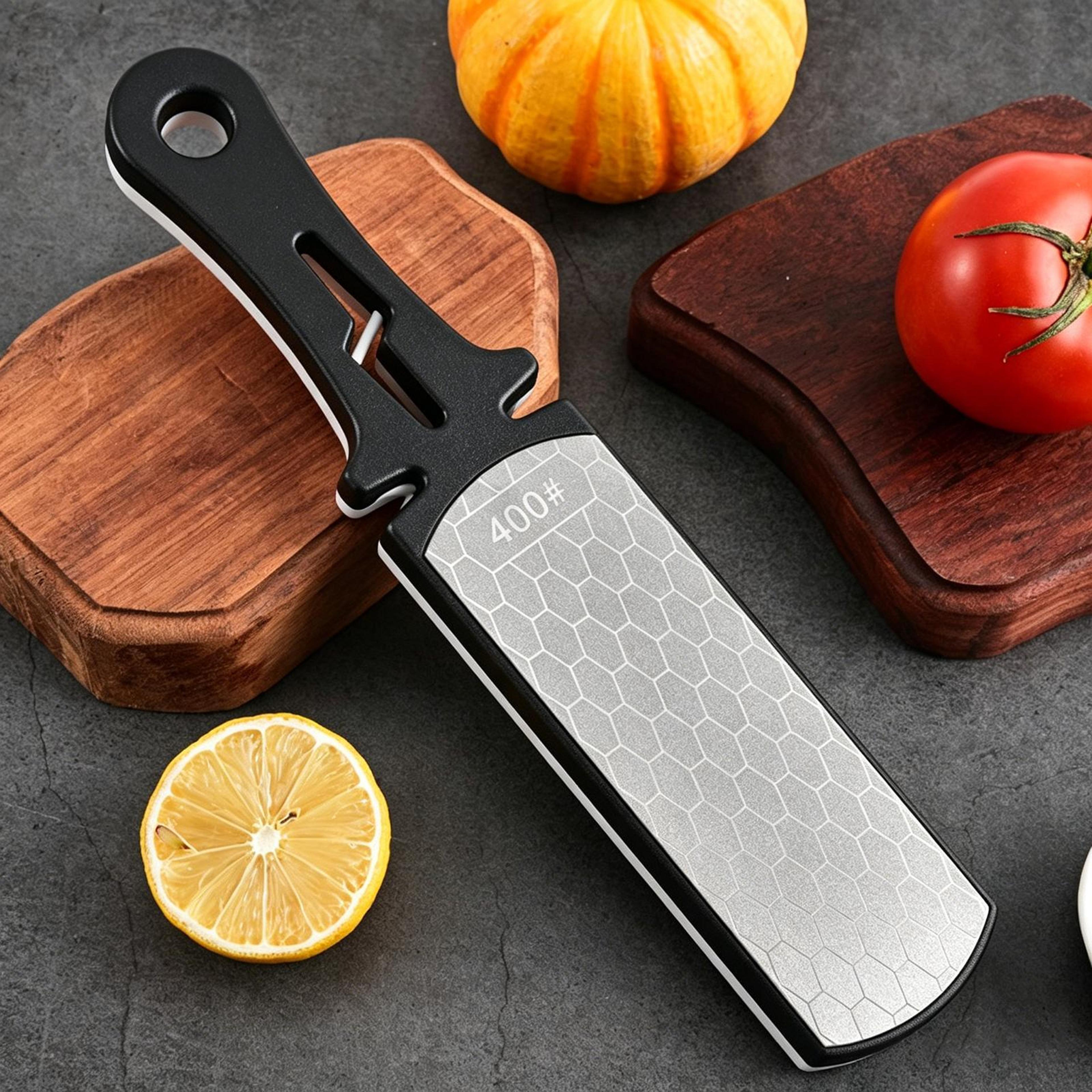 knife sharpening stone dual-sided whetstone sharpener for kitchen knives