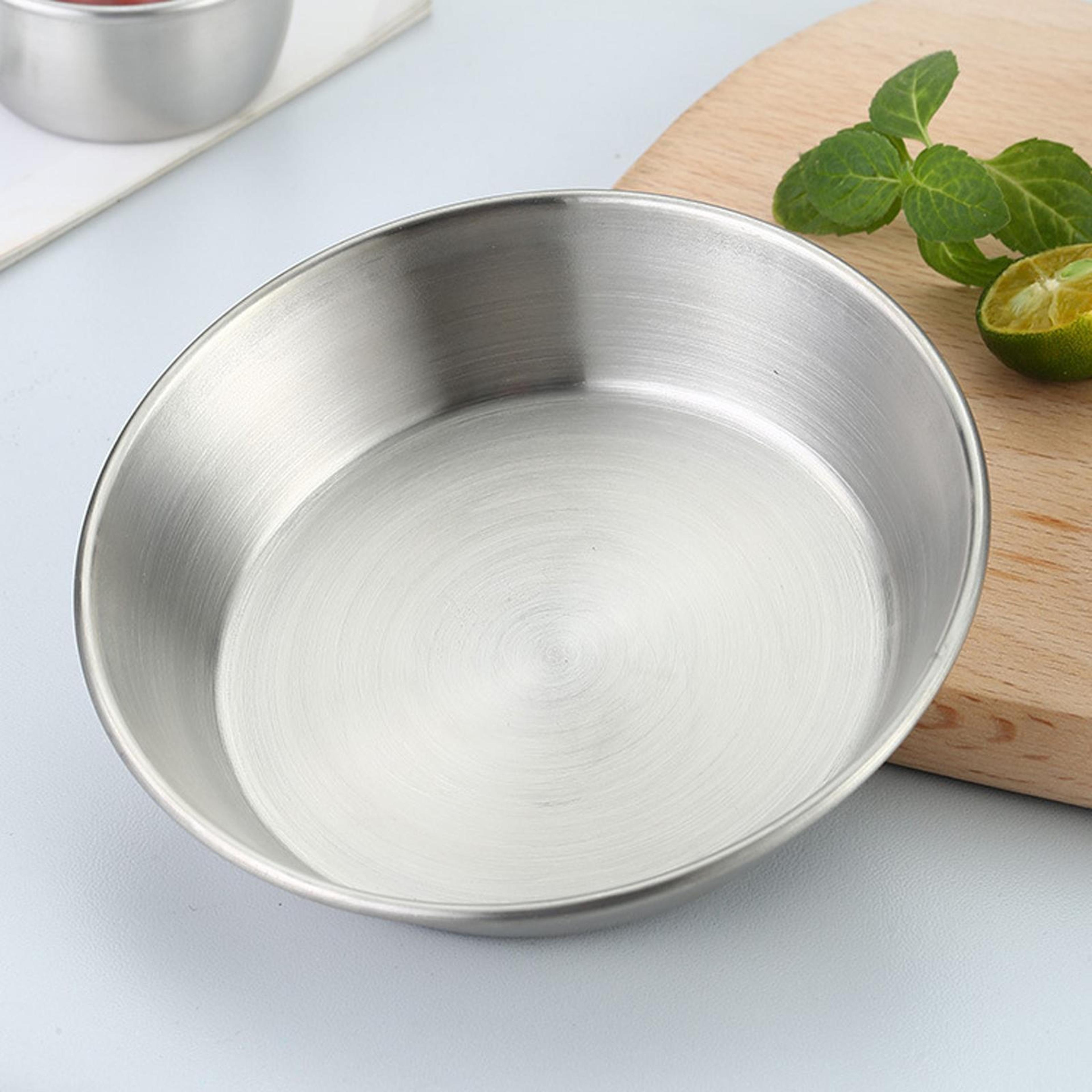 premium 304 stainless steel sauce dish 8cm round dipping bowl for condiments & serving