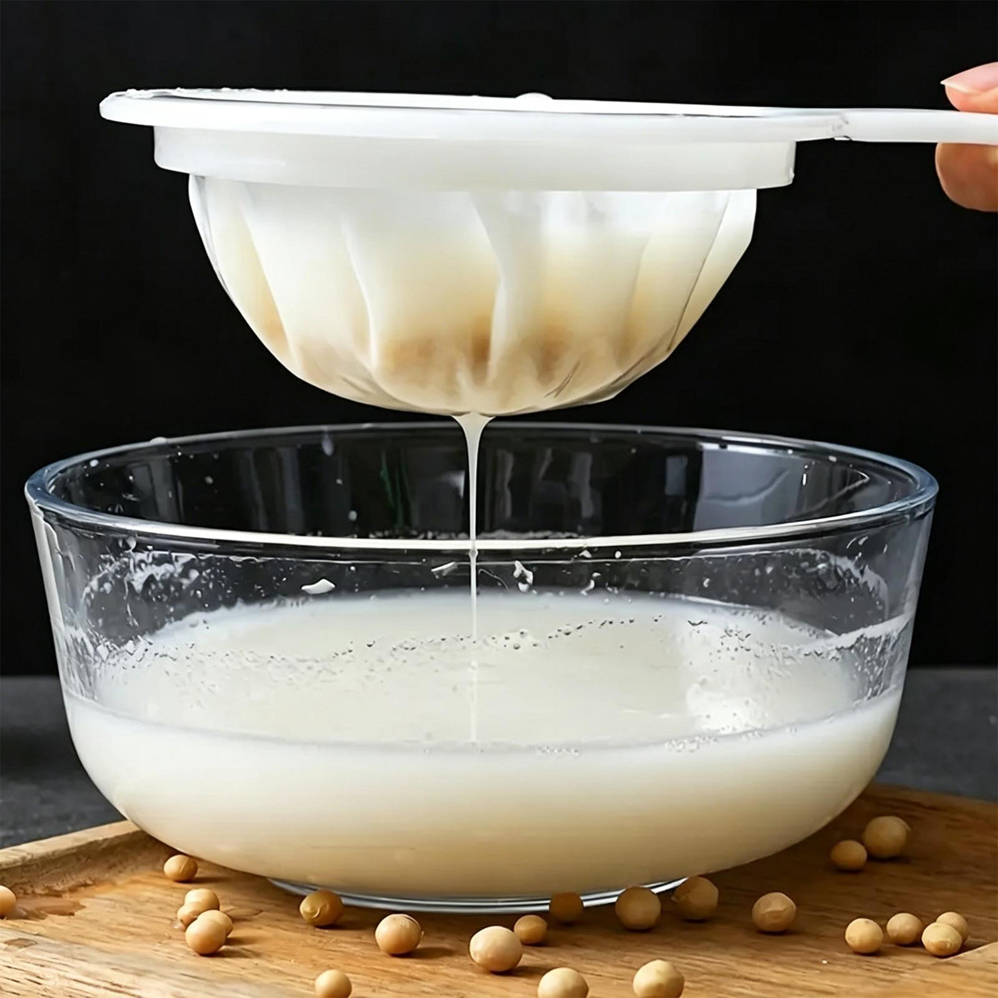 ultra fine 100 mesh soy milk strainer for juice, coffee, honey & smooth filtration