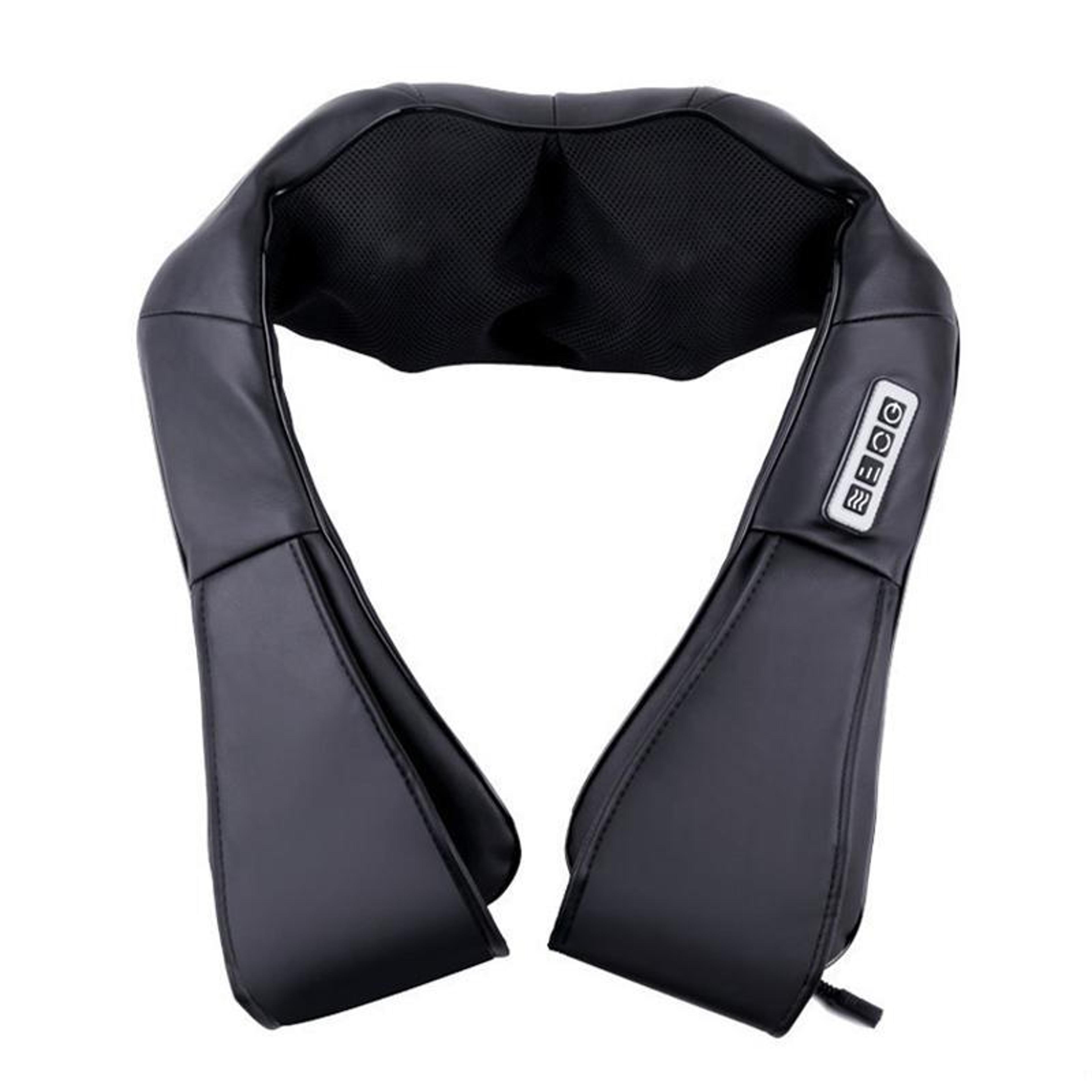 heated shoulder & neck massager shawl with deep kneading massage for home, car & office