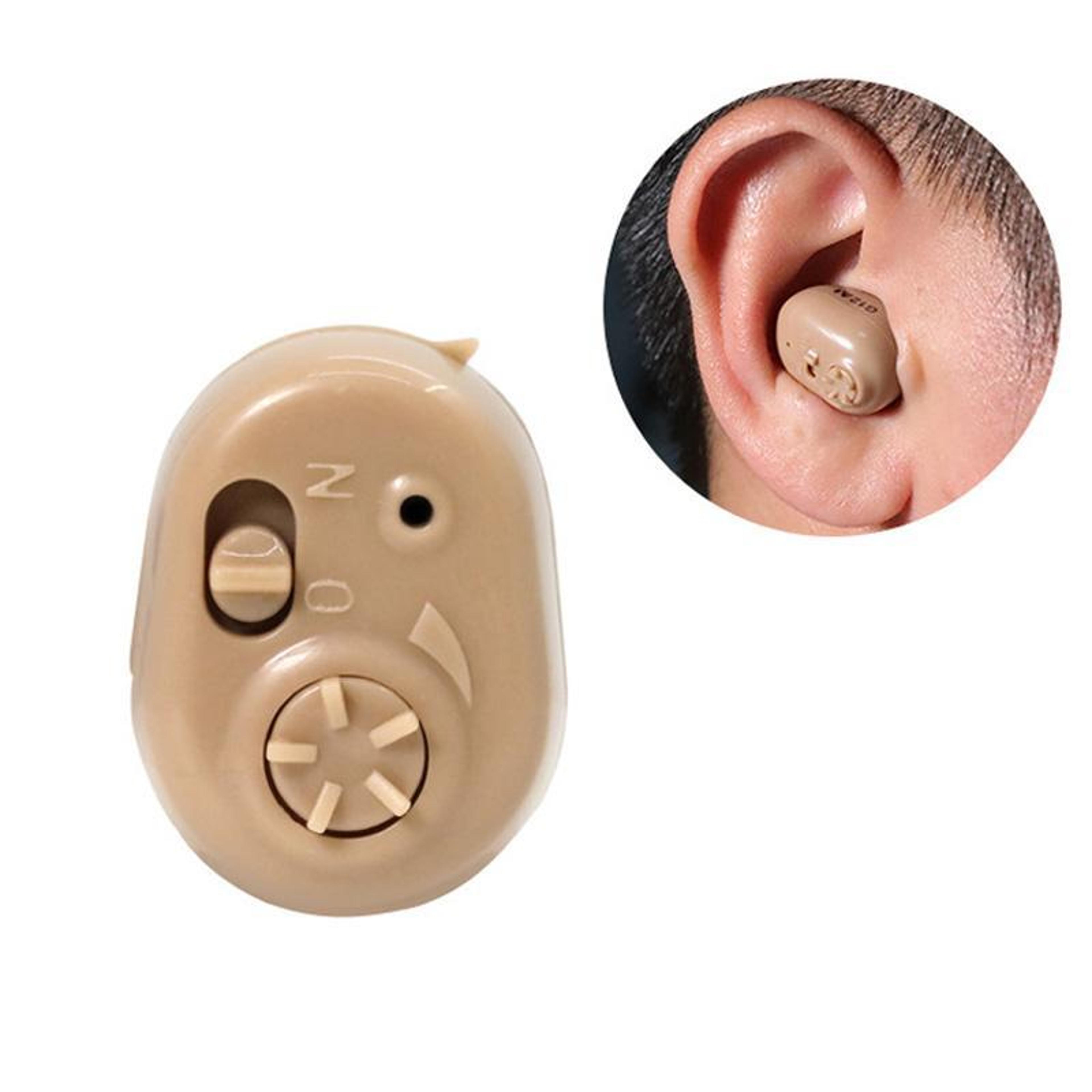 invisible hearing aid sound amplifier for seniors with noise reduction and all day comfort