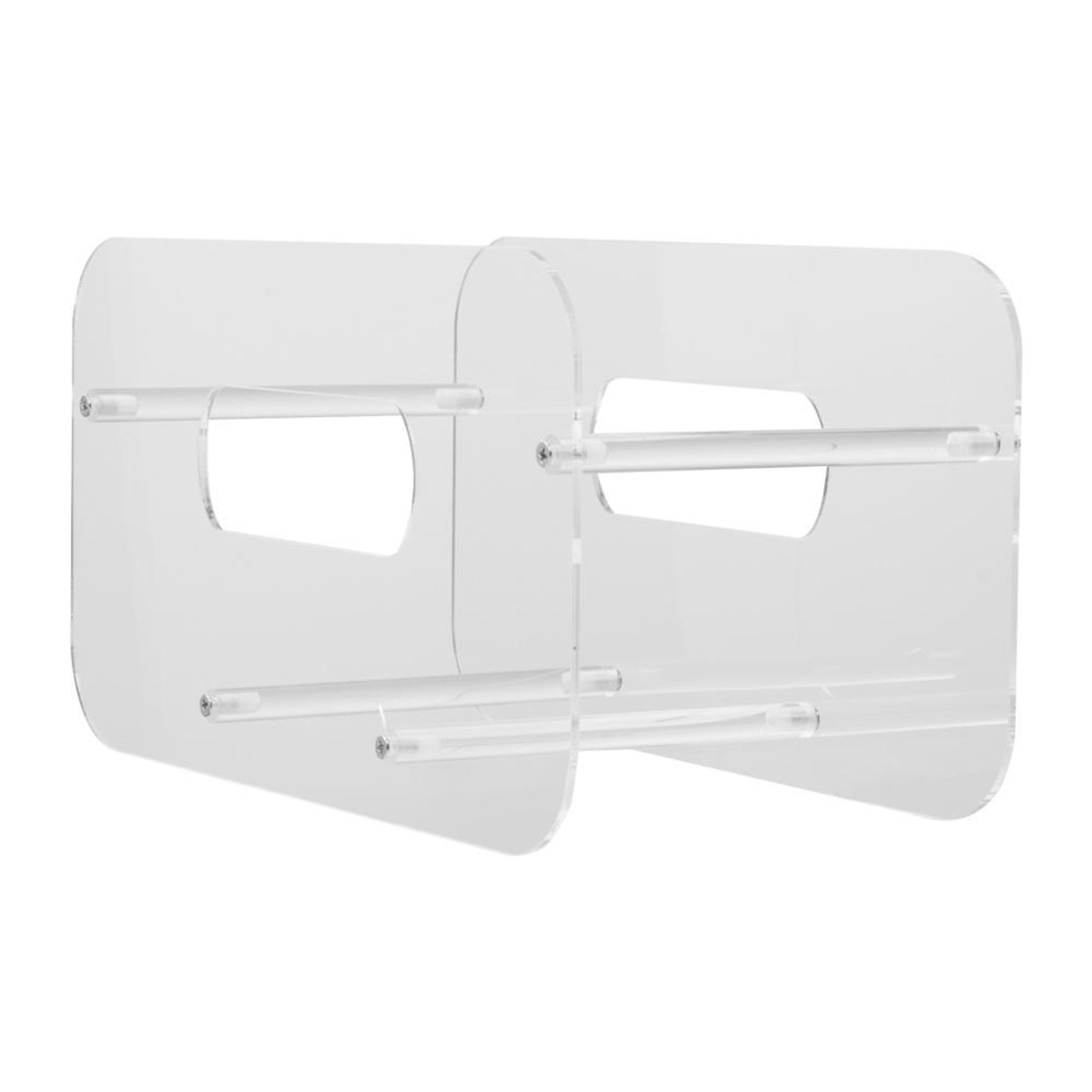 clear acrylic plate display stand organizer for dinner plates, books & photo frames