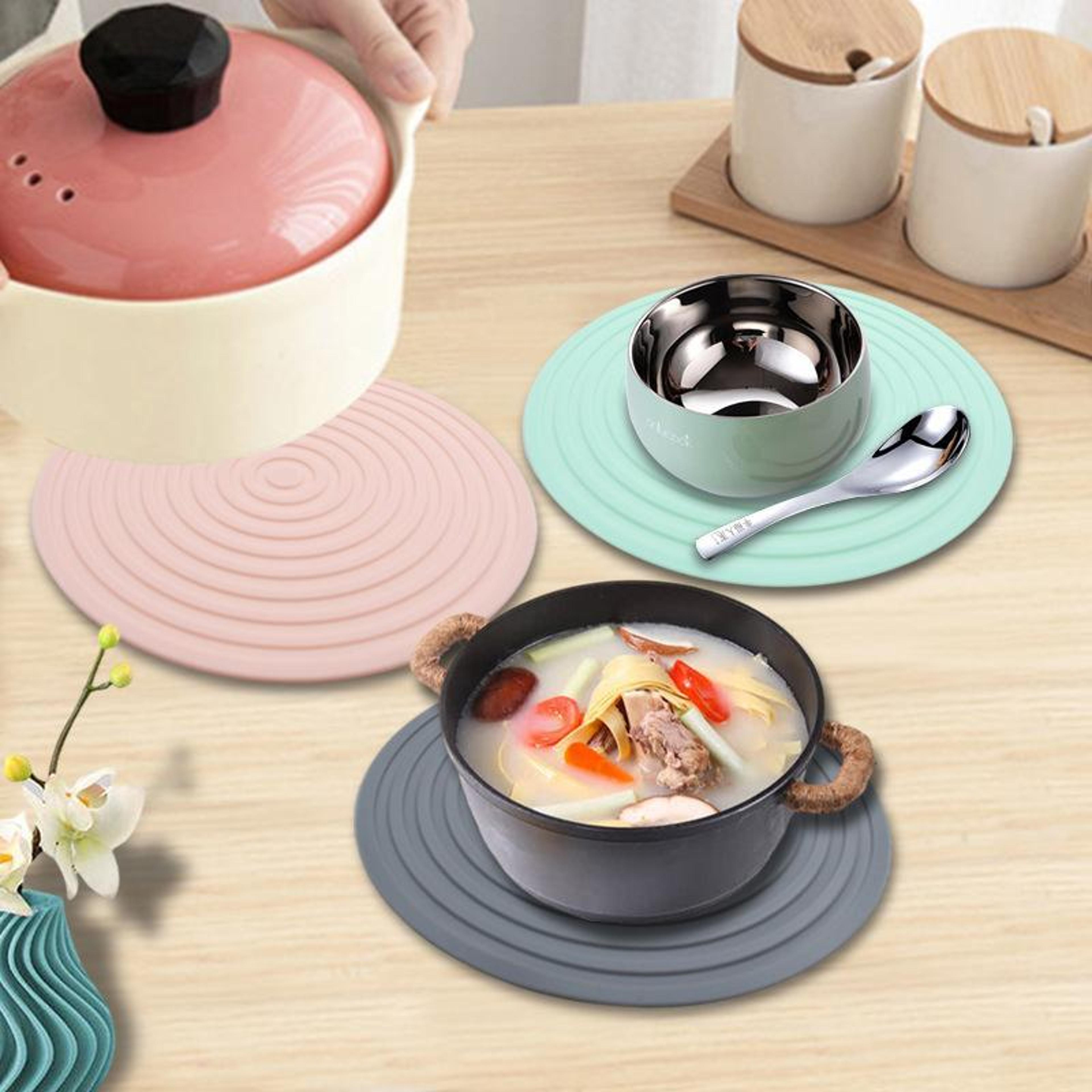 premium silicone heat-resistant kitchen mat anti-scald & non-slip