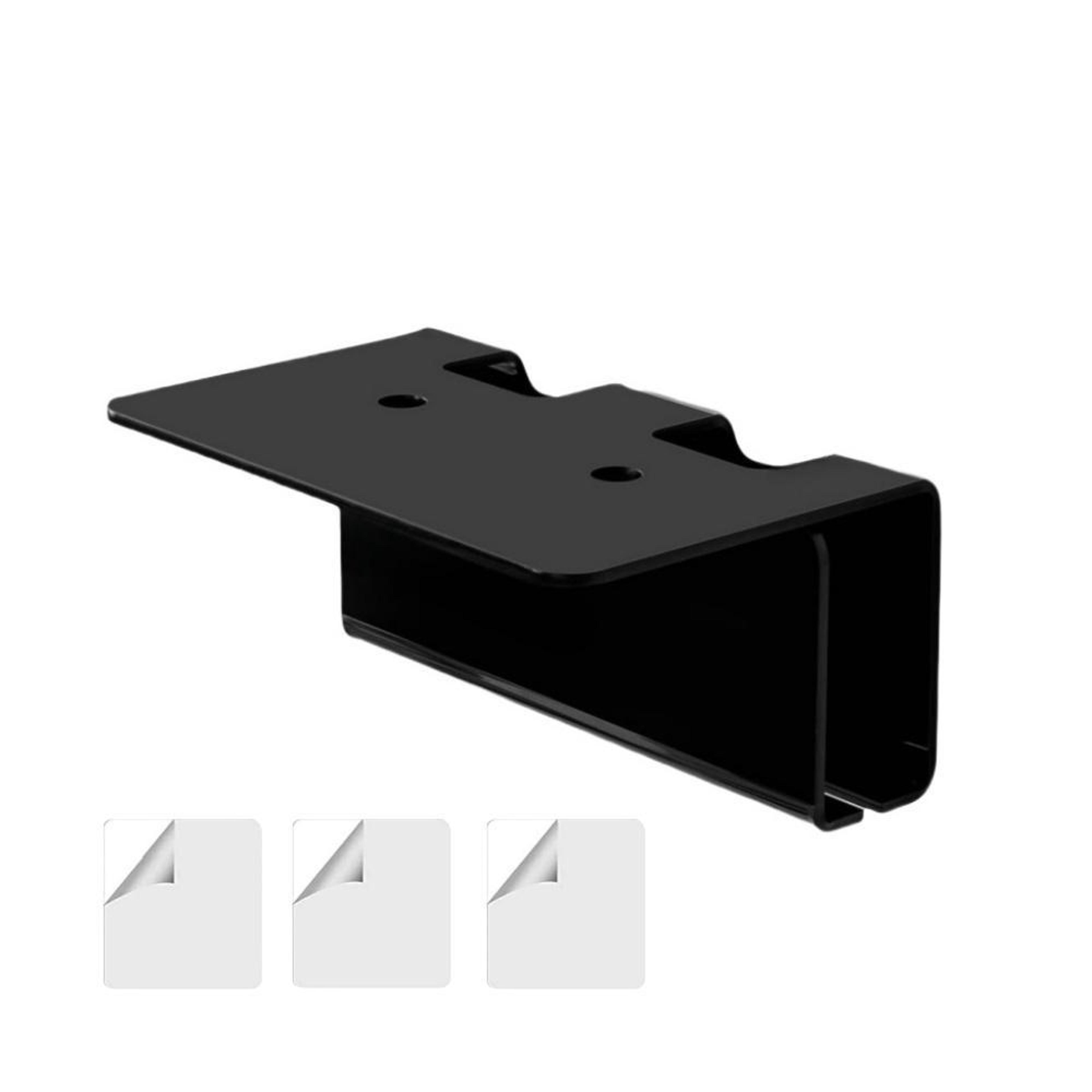 acrylic wall mounted toothbrush holder for electric toothbrushes & bathroom organization