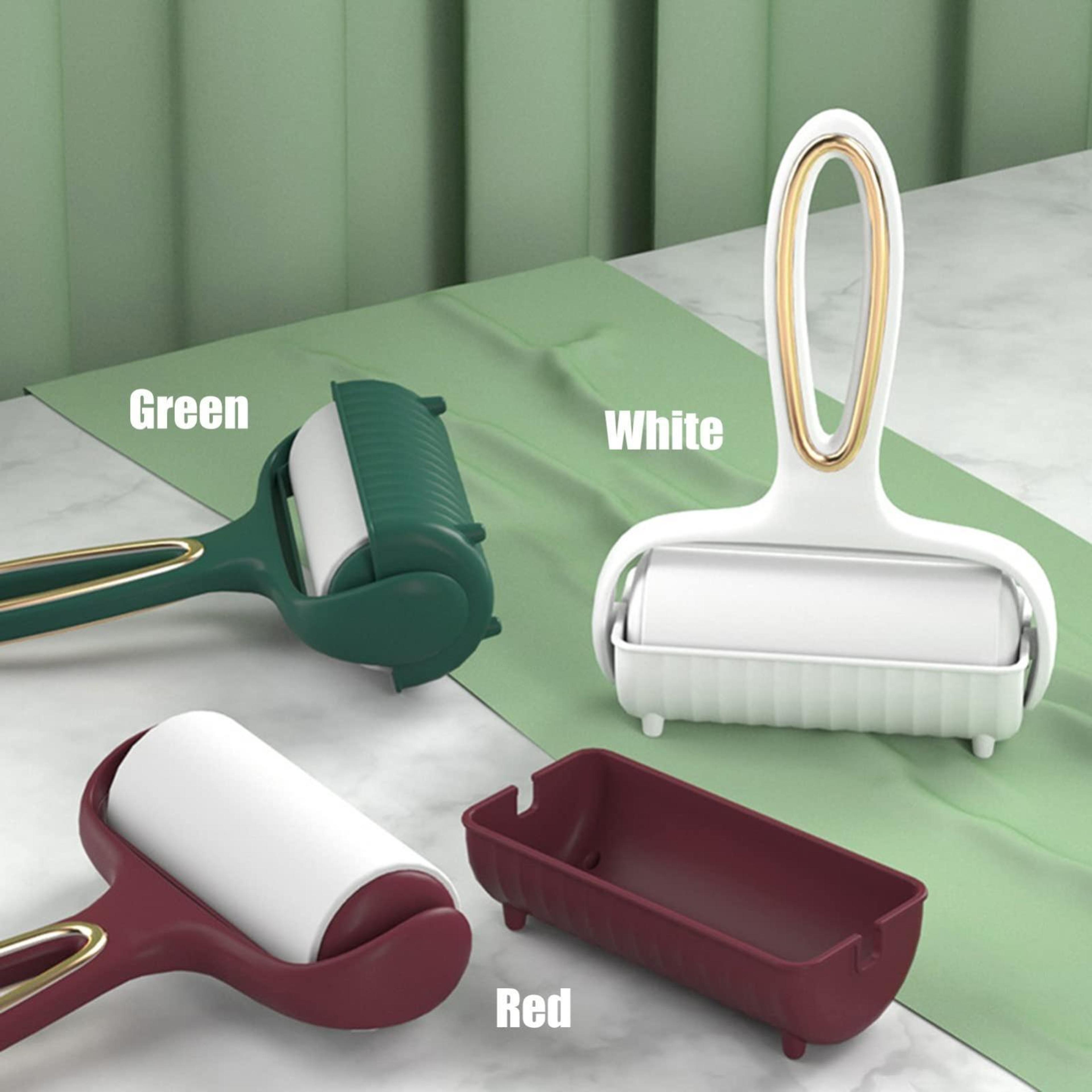 pet hair remover roller with 3 refills for clothes, furniture & car interiors