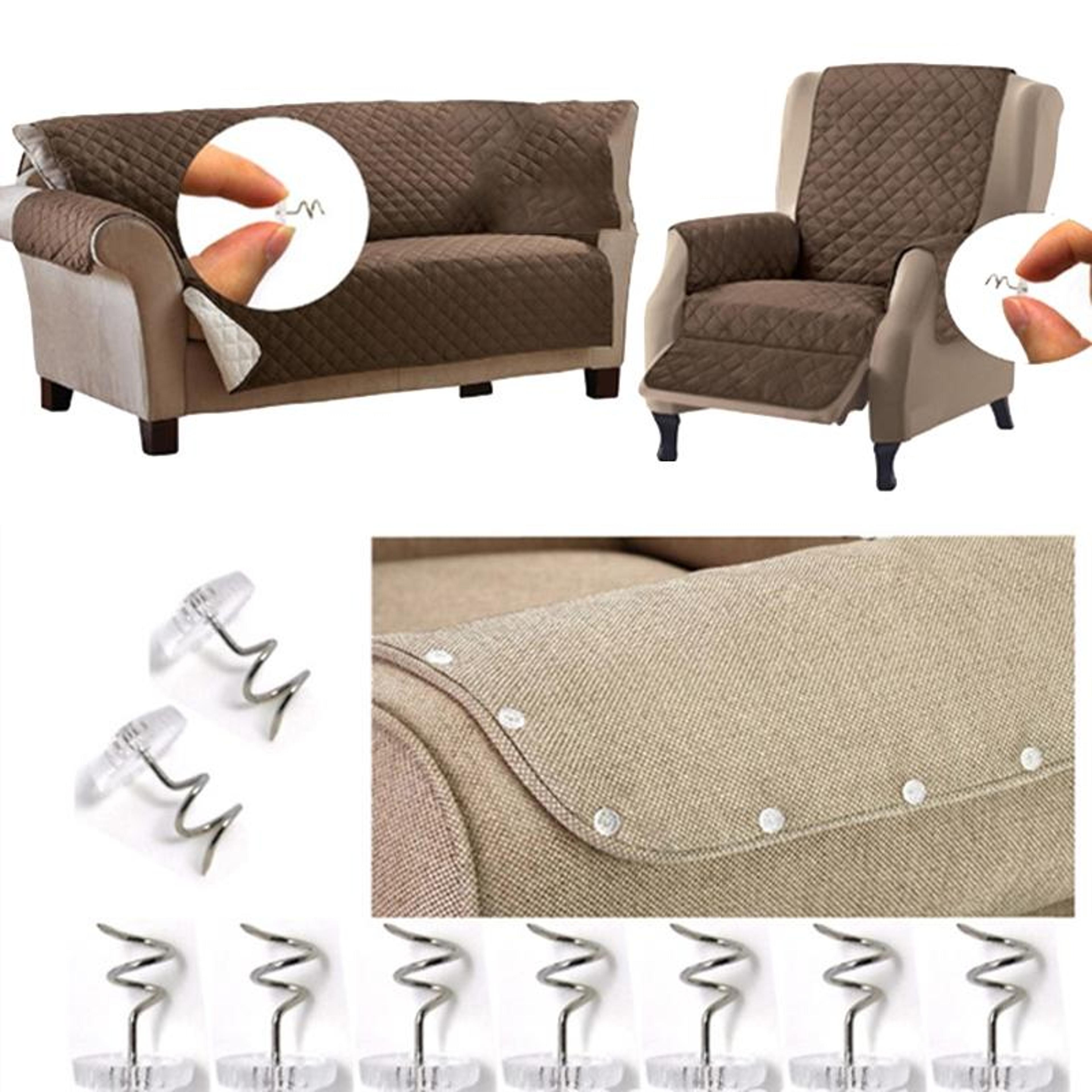 transparent twist pins for bed sheets, sofa cushions & slipcovers 20pcs