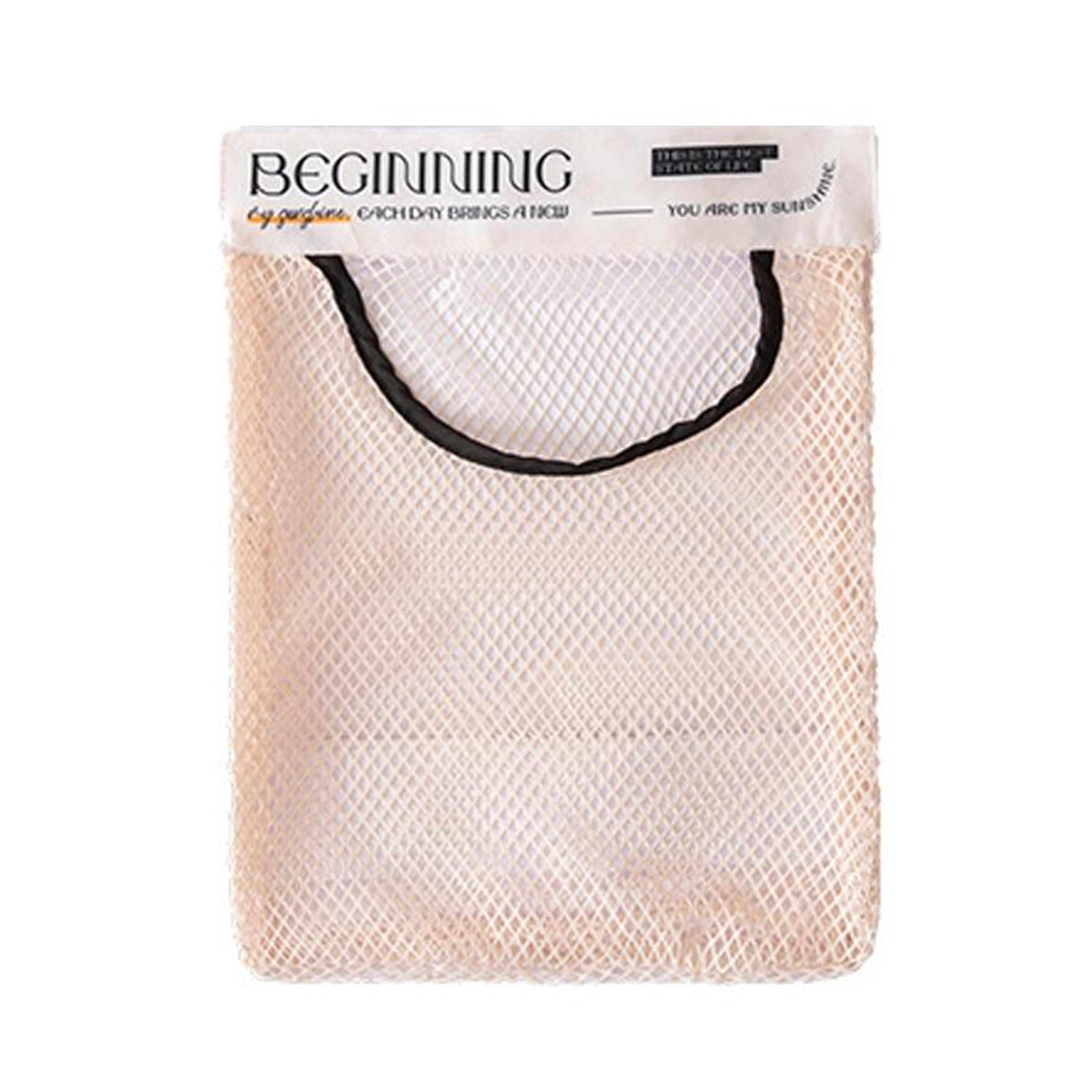 mesh hanging bag organizer for plastic bags, trash bags & kitchen essentials