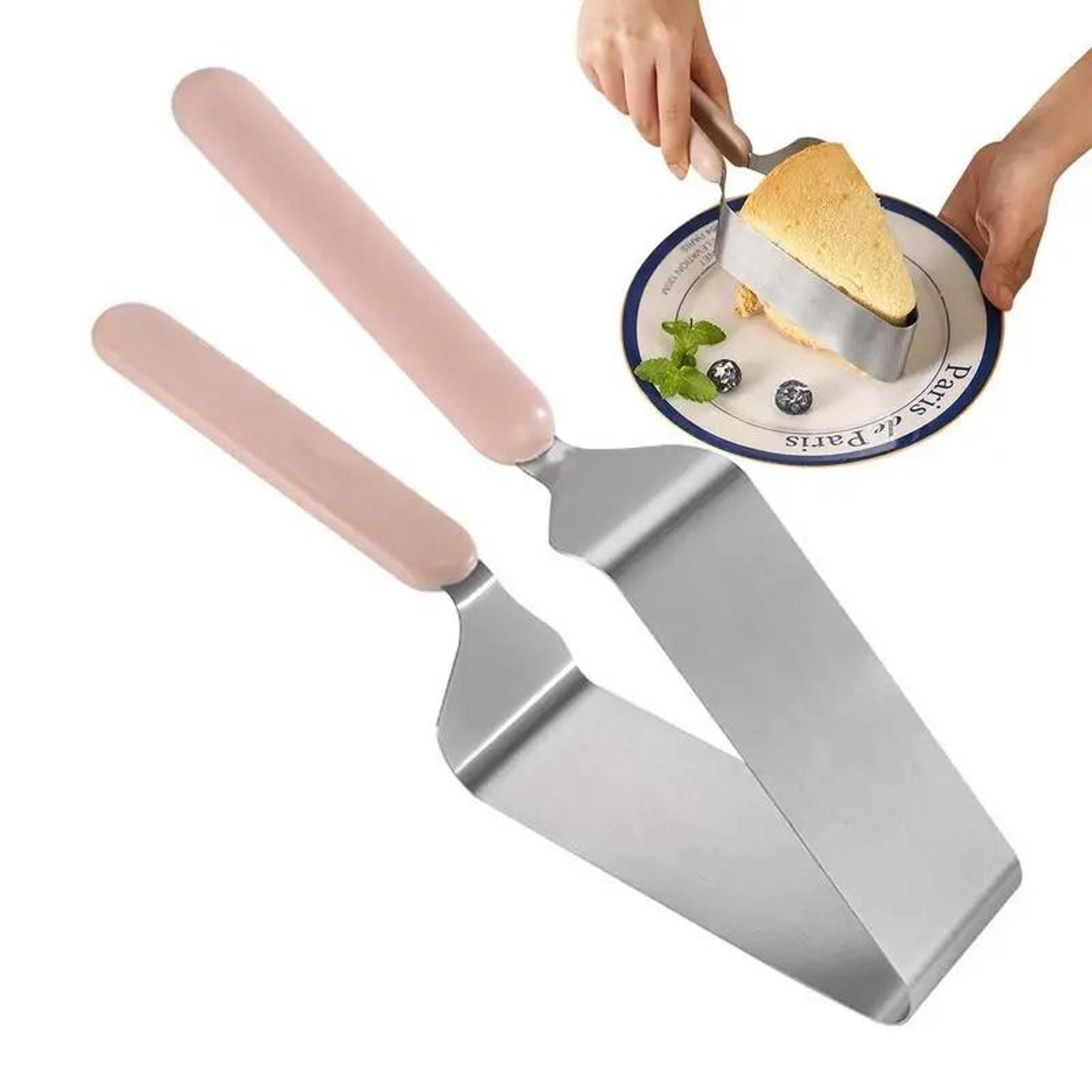 stainless steel triangle cake dividing knife & cake cutter tool