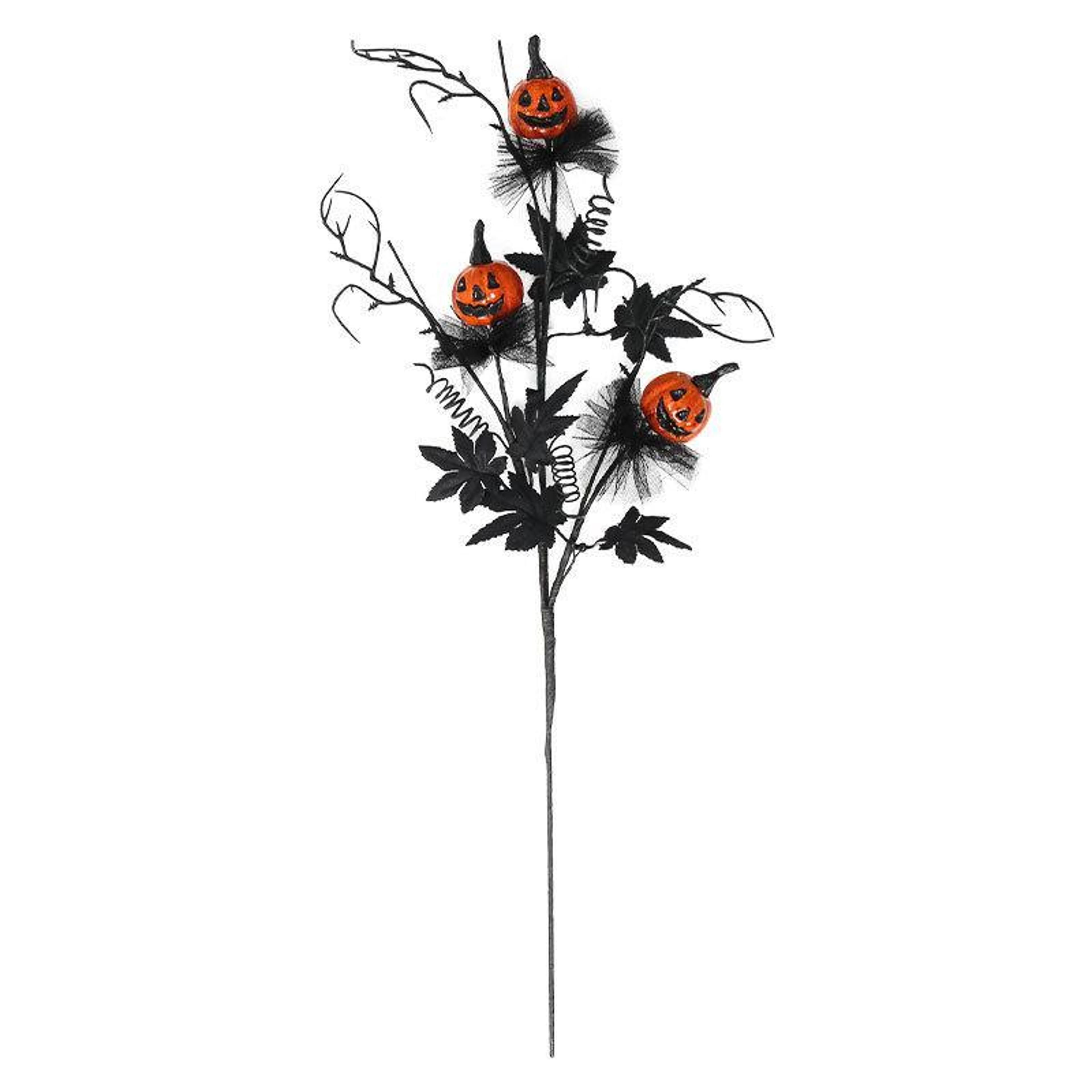 deluxe spooky halloween pumpkin bouquet, ghost festival home party ornament