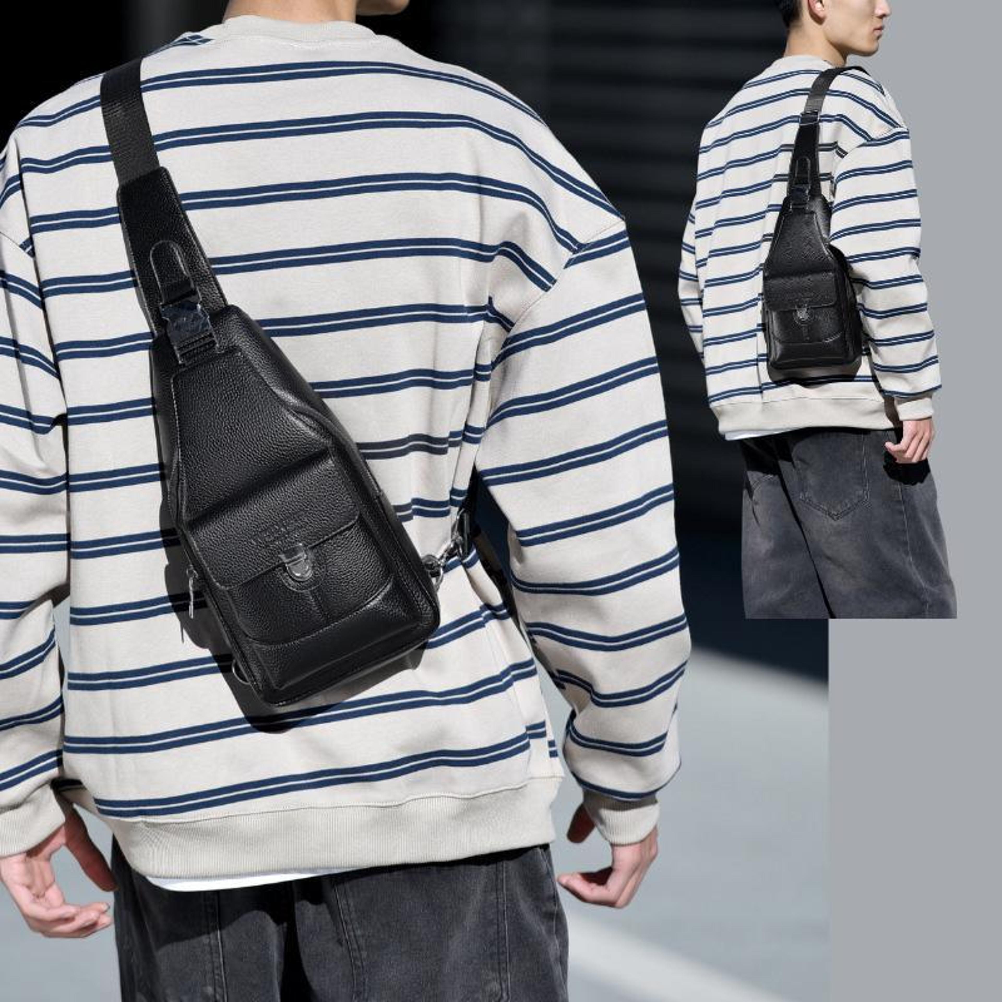 weatherproof men outdoor cycling chest bag crossbody