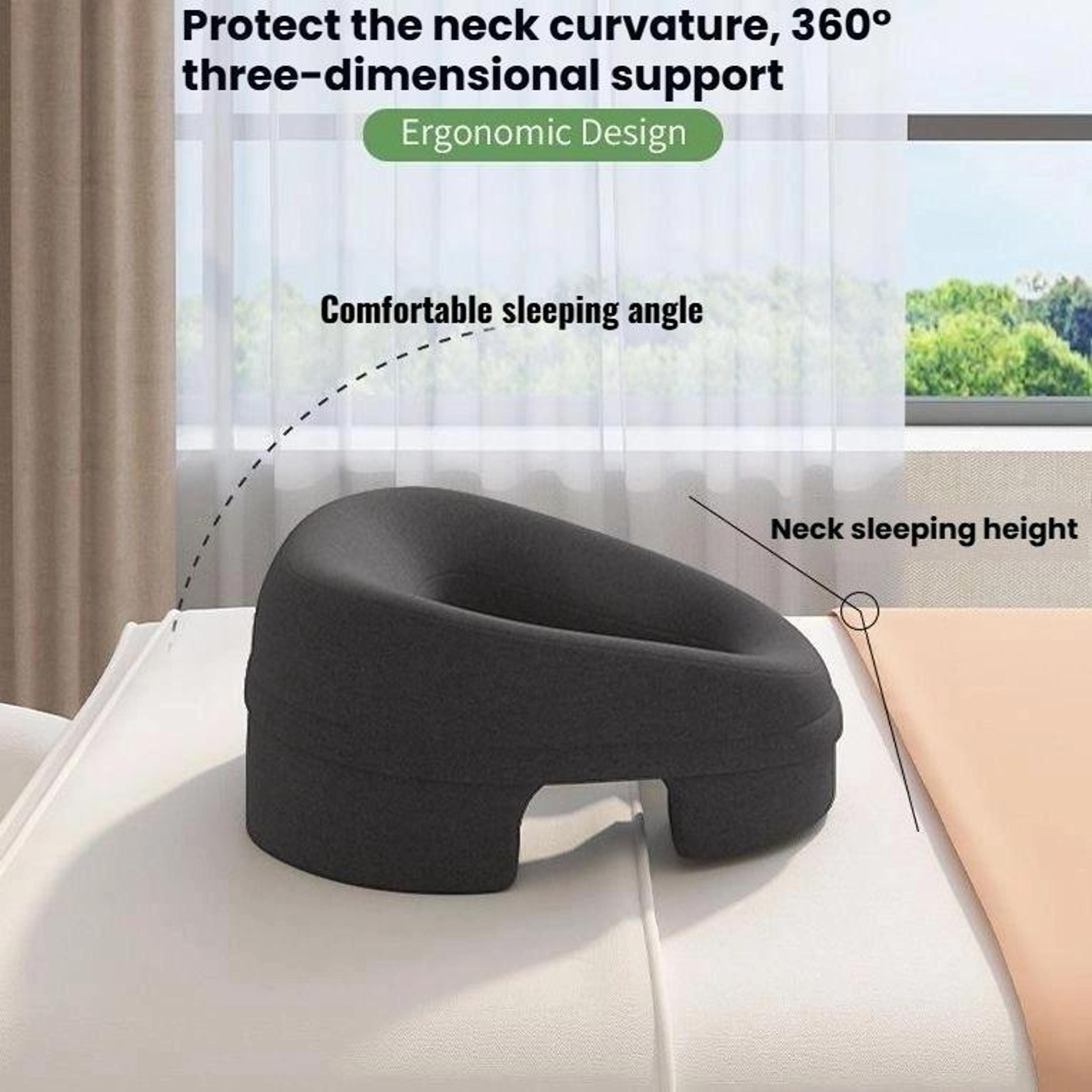 beauty sleep memory foam face & bed pillow for home comfort