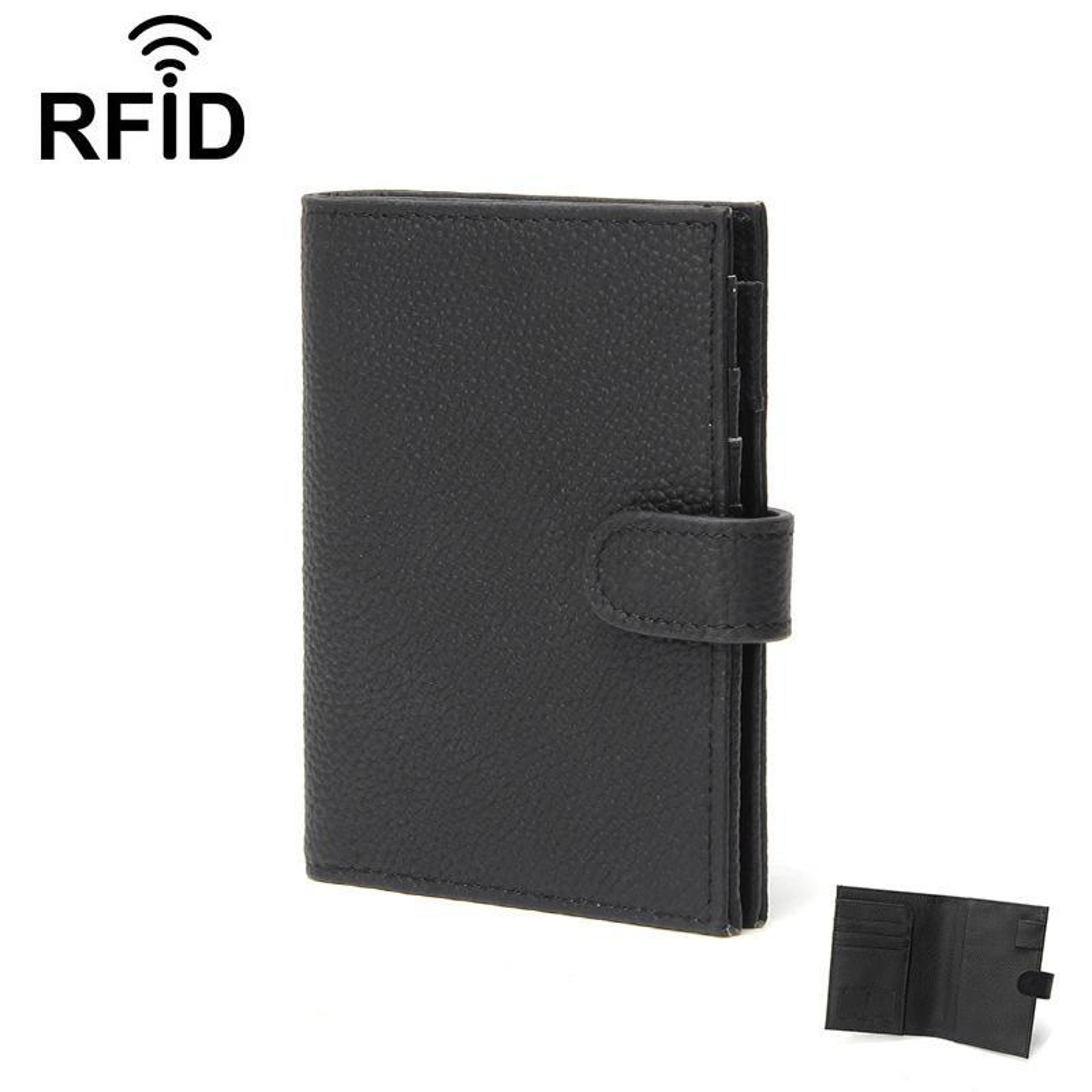 premium slim leather rfid passport holder travel wallet