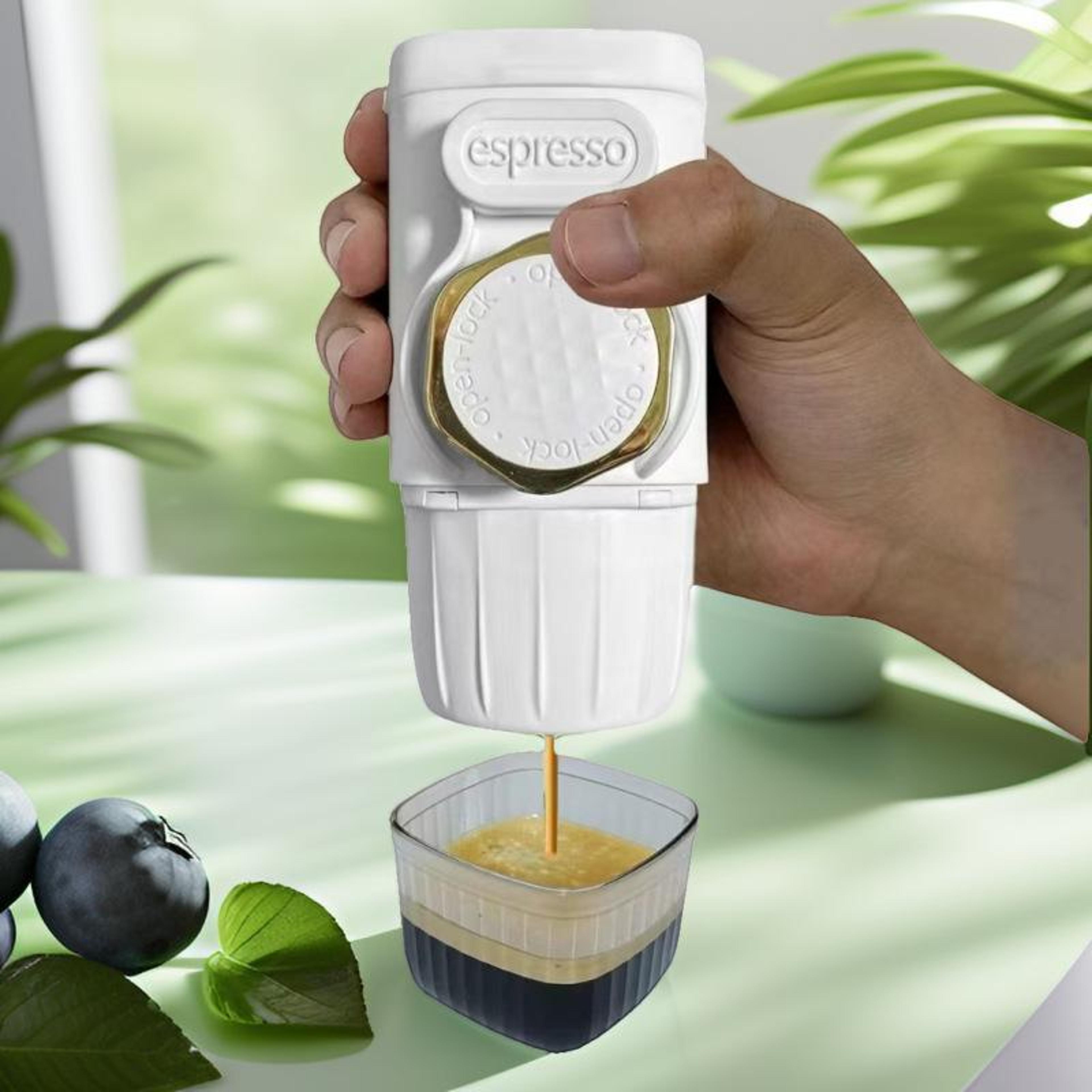 premium portable manual travel coffee maker, hand pressed press coffee machine