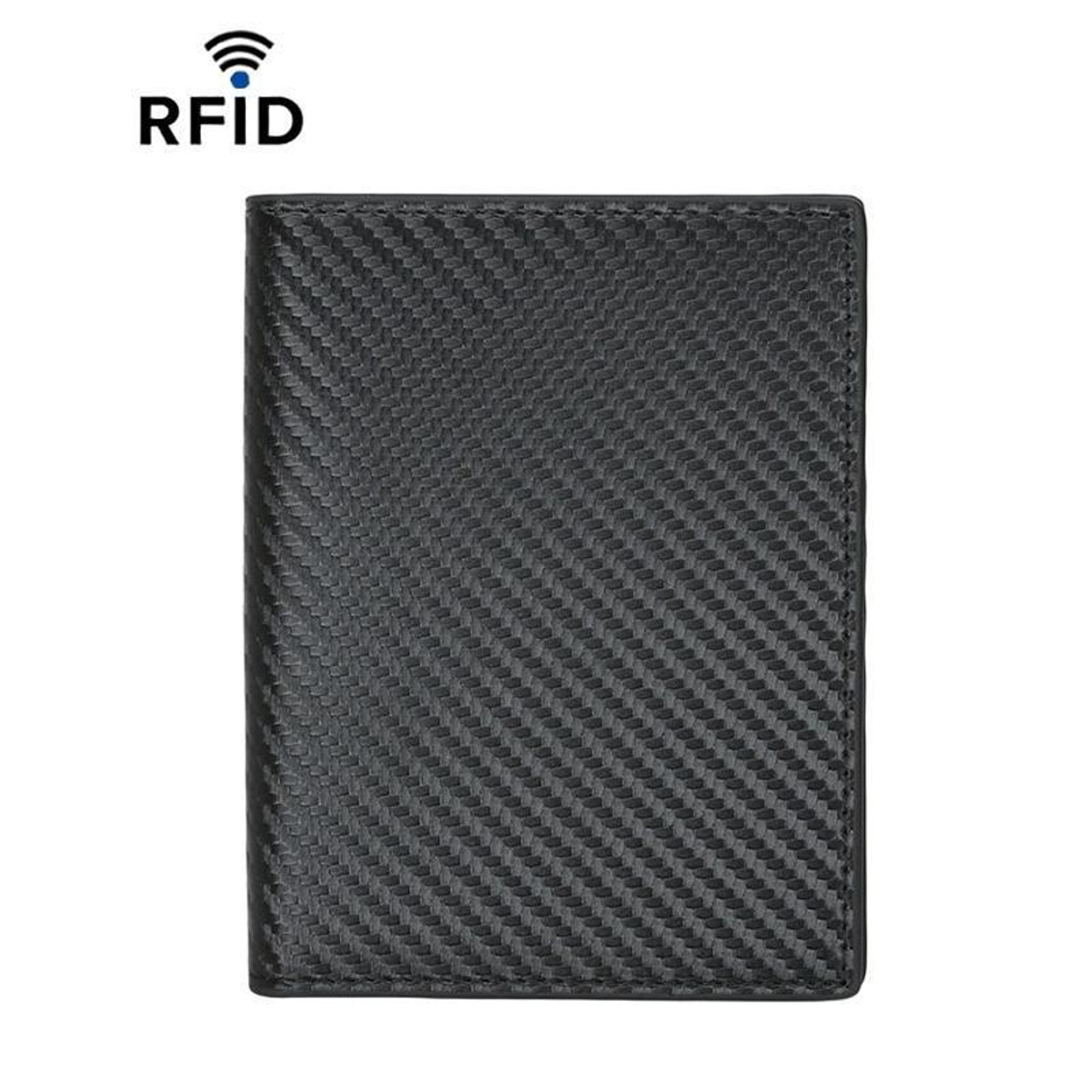 premium leather anti skimming large capacity card wallet