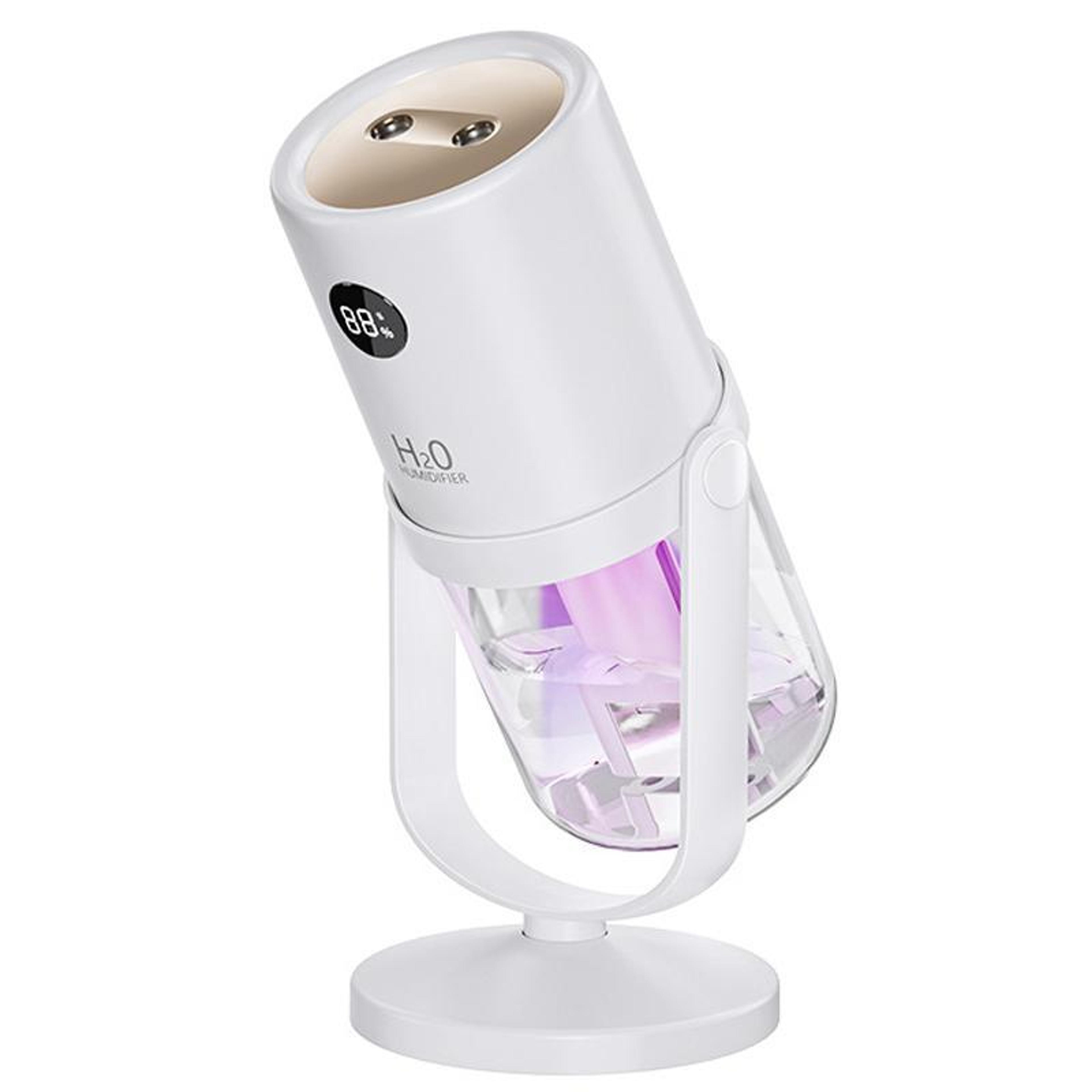 dual spray humidifier with silent operation & ambient light