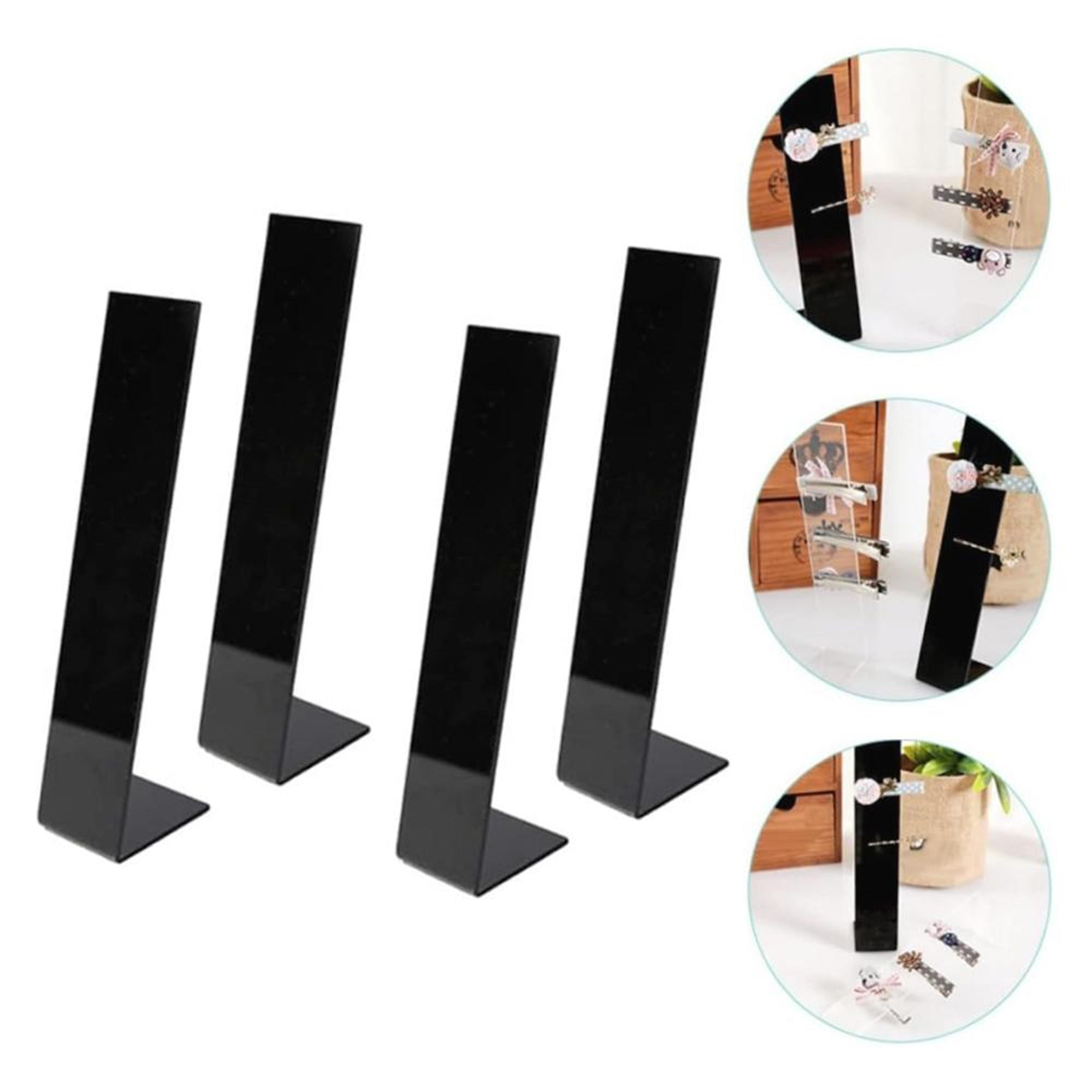 4pcs acrylic hair clip organizer stand for hair accessories storage & display
