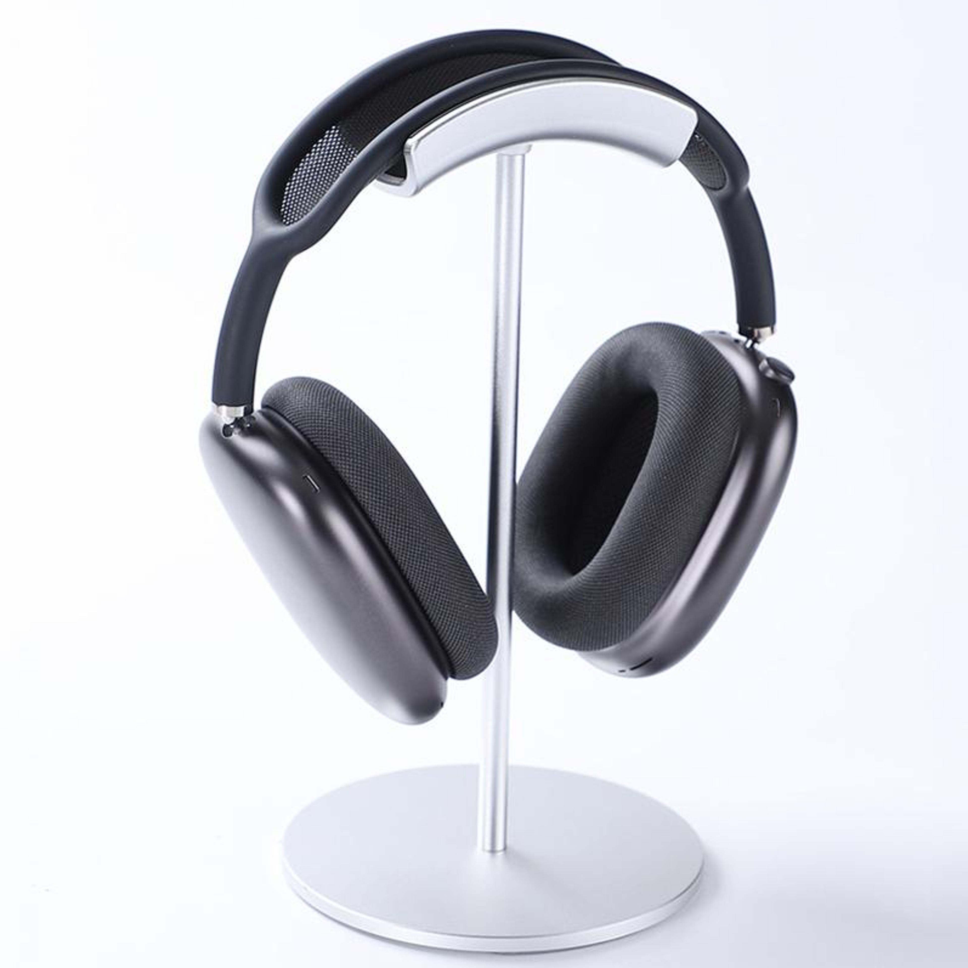 aluminum headphone stand desktop headset holder with non slip base