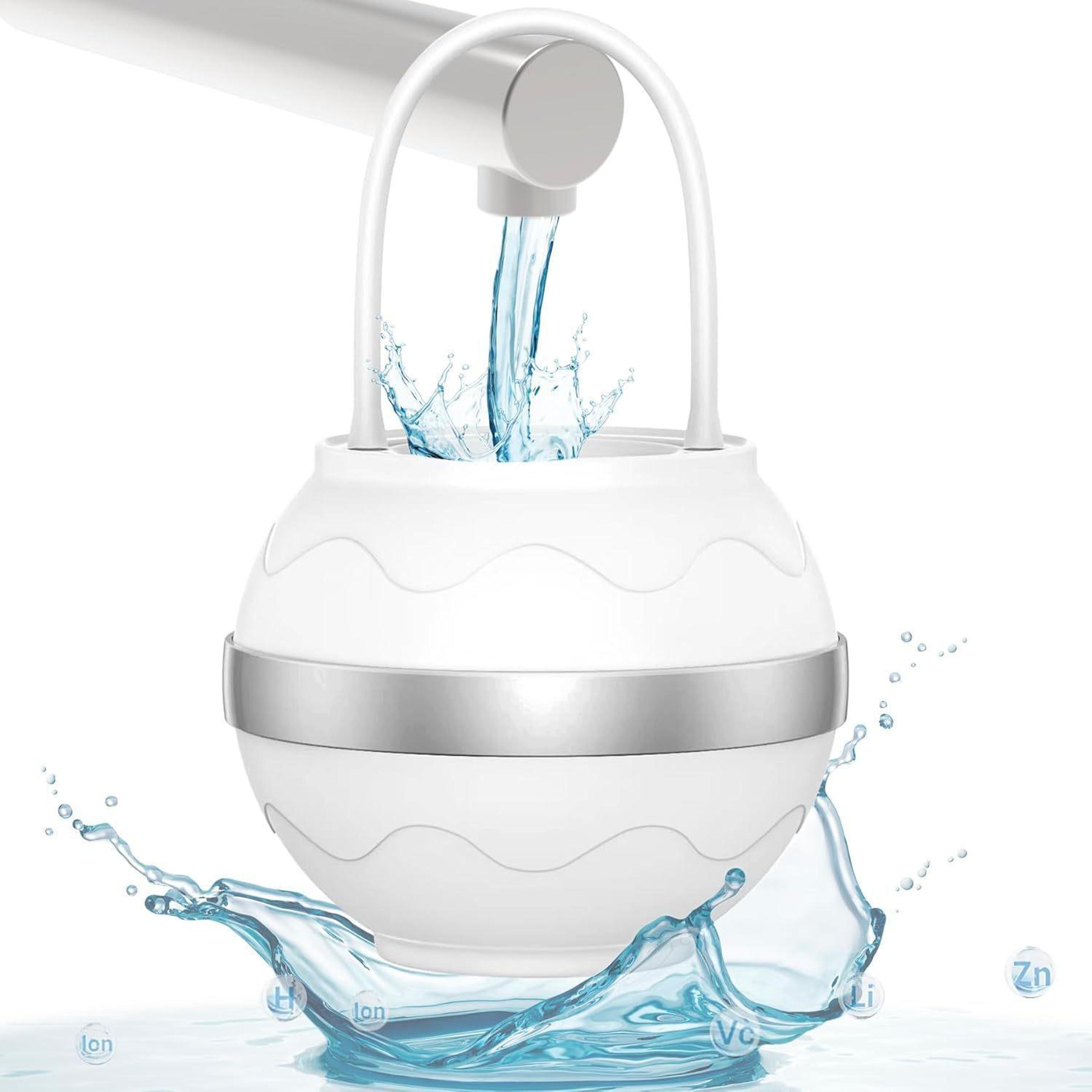 no drill bathtub water filter shower purifier for softer, cleaner bath water