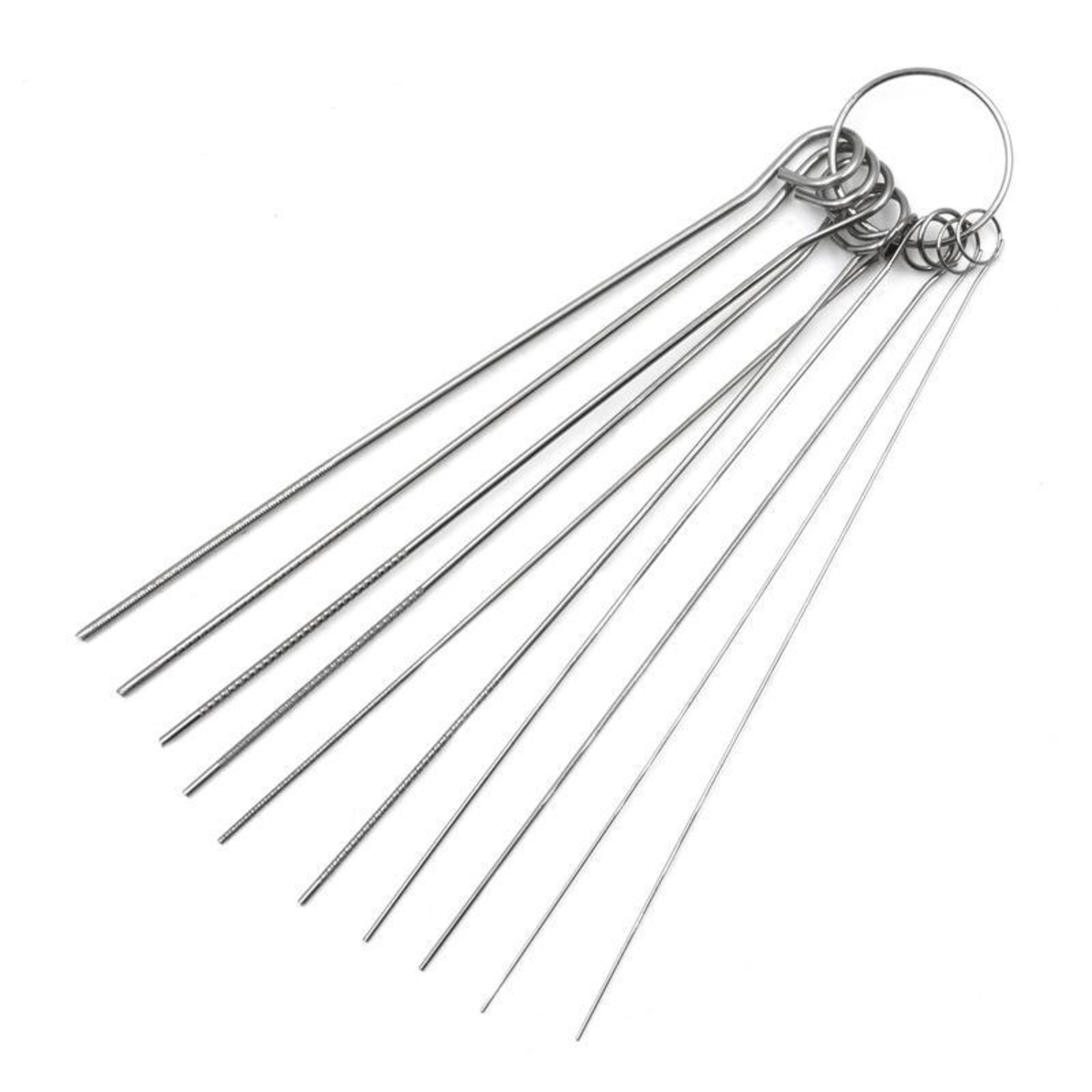 precision stainless steel electronics repair needle set, 10pcs through hole desoldering & soldering tools