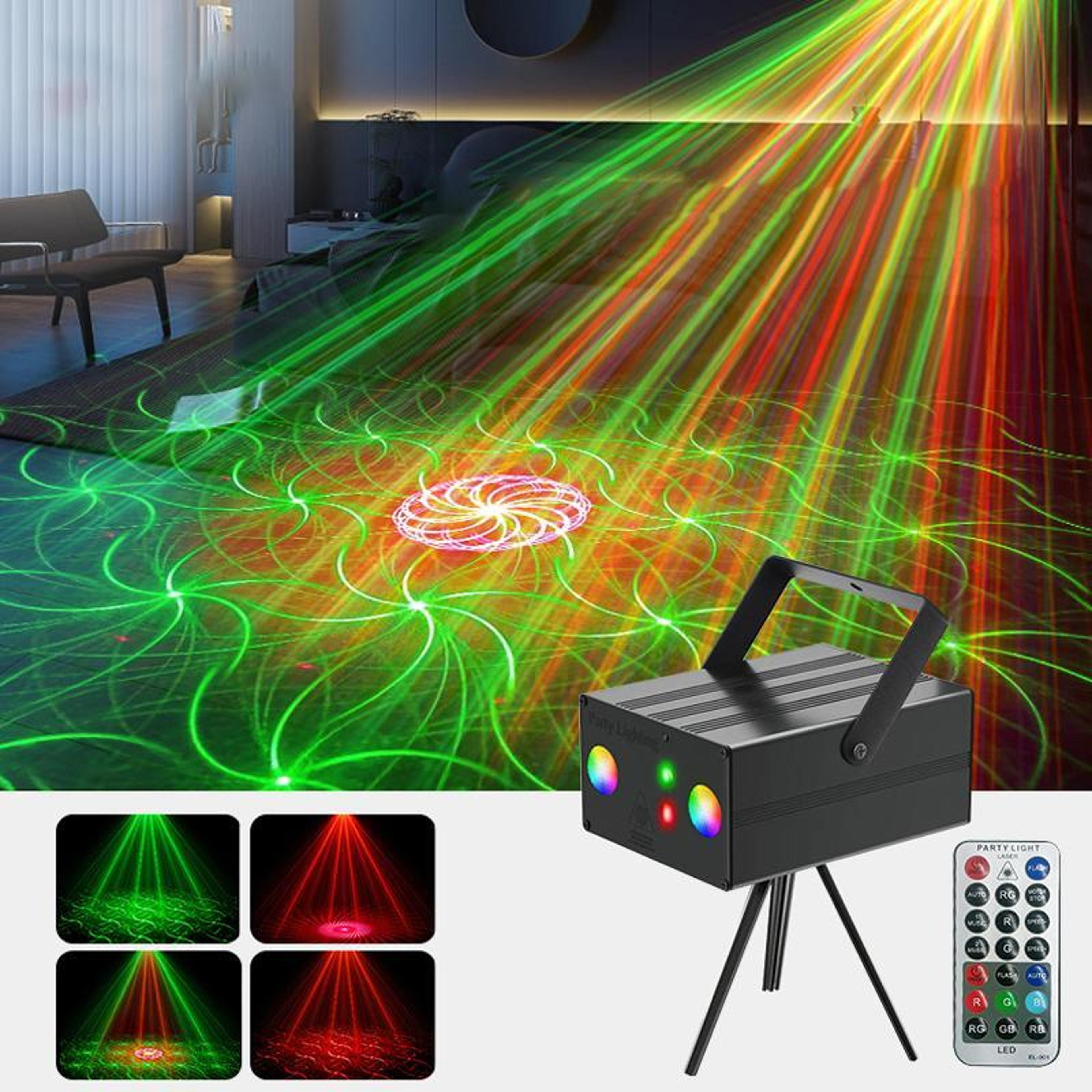 10w rgb laser party light with remote control for stage, dj, ktv & events