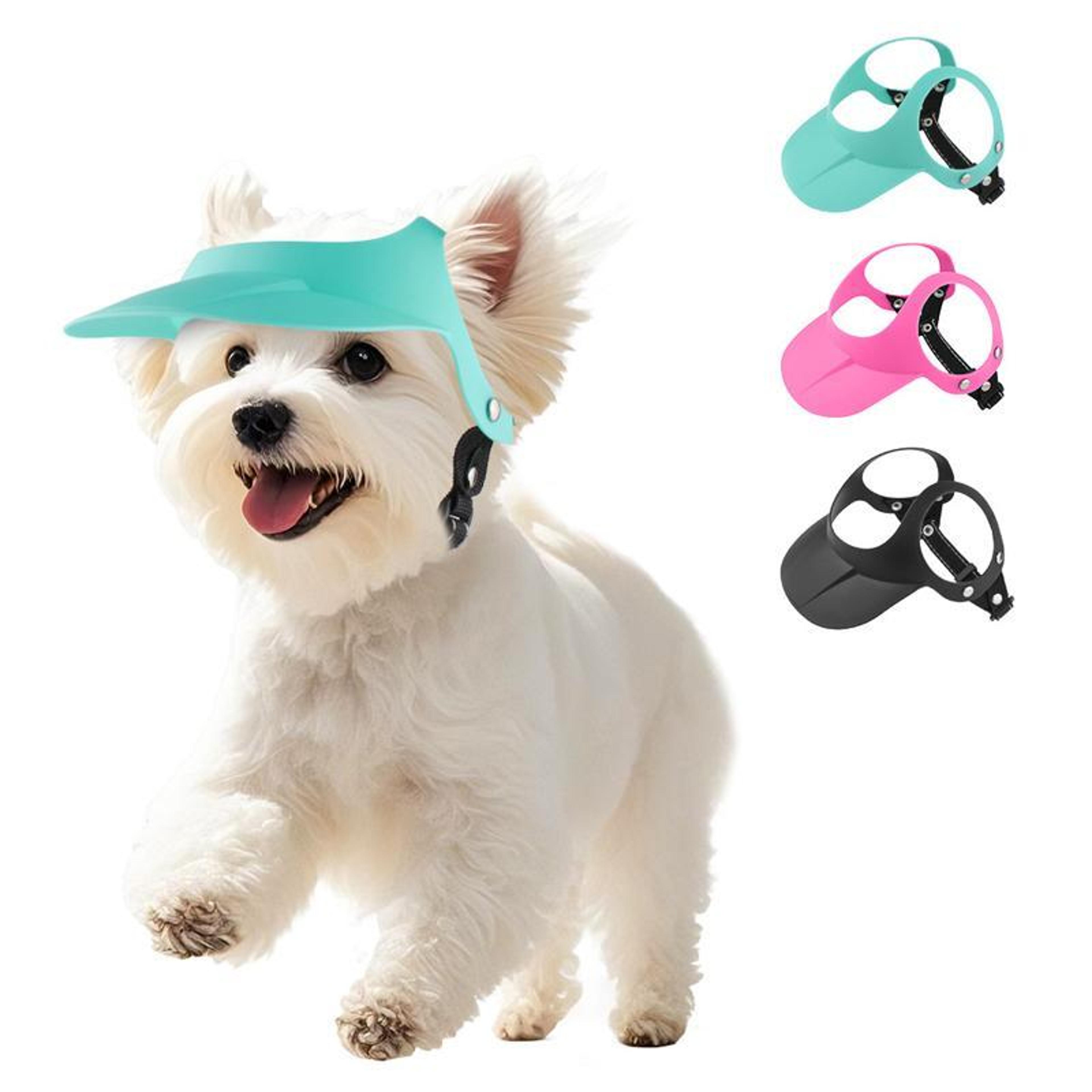 pet open-ear dog hat adjustable dog sun hat for small dogs outdoor protection