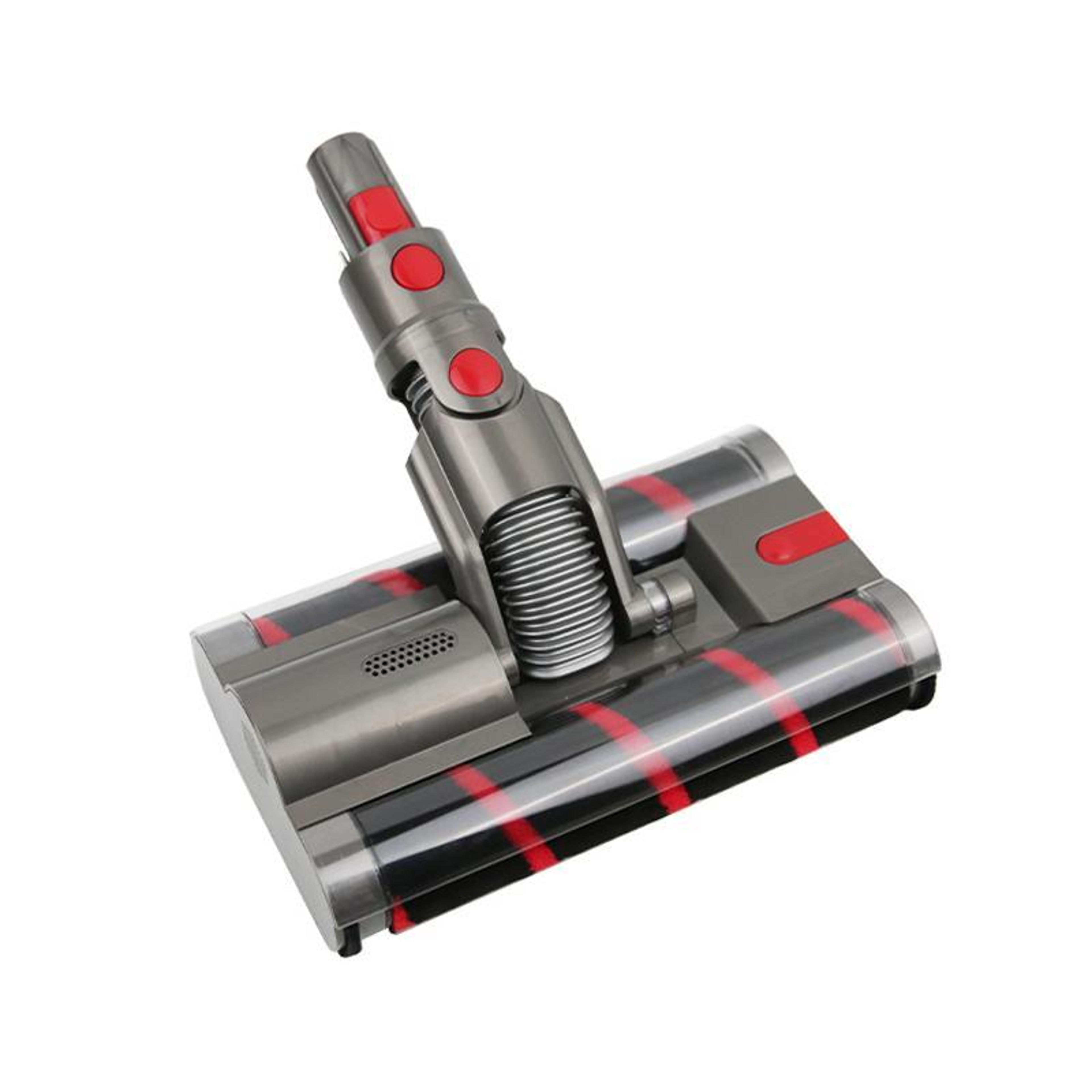 dyson omni-glide & micro dual roller brush head, soft floor cleaning replacement