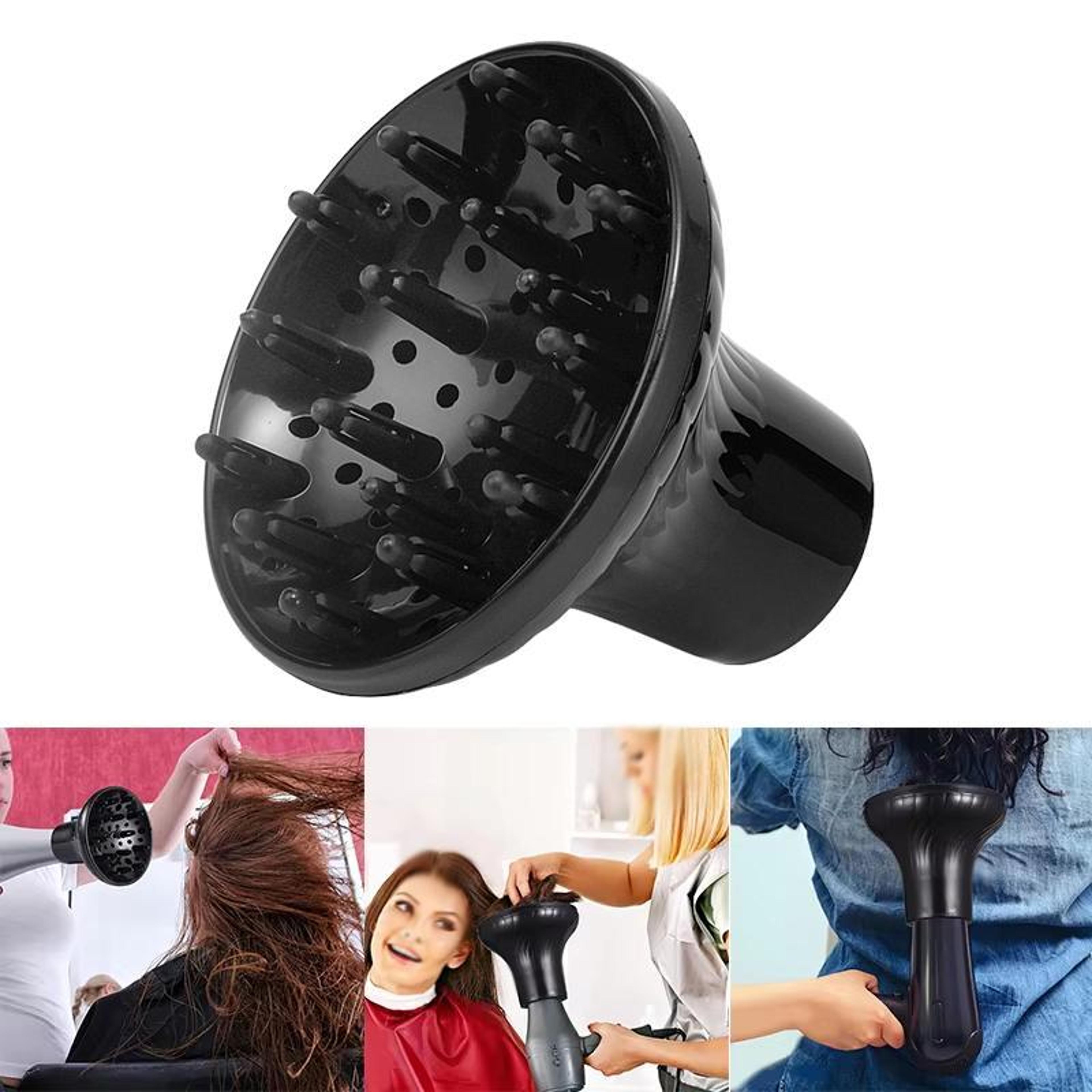universal hair dryer diffuser hood for fast drying, curl definition & frizz control