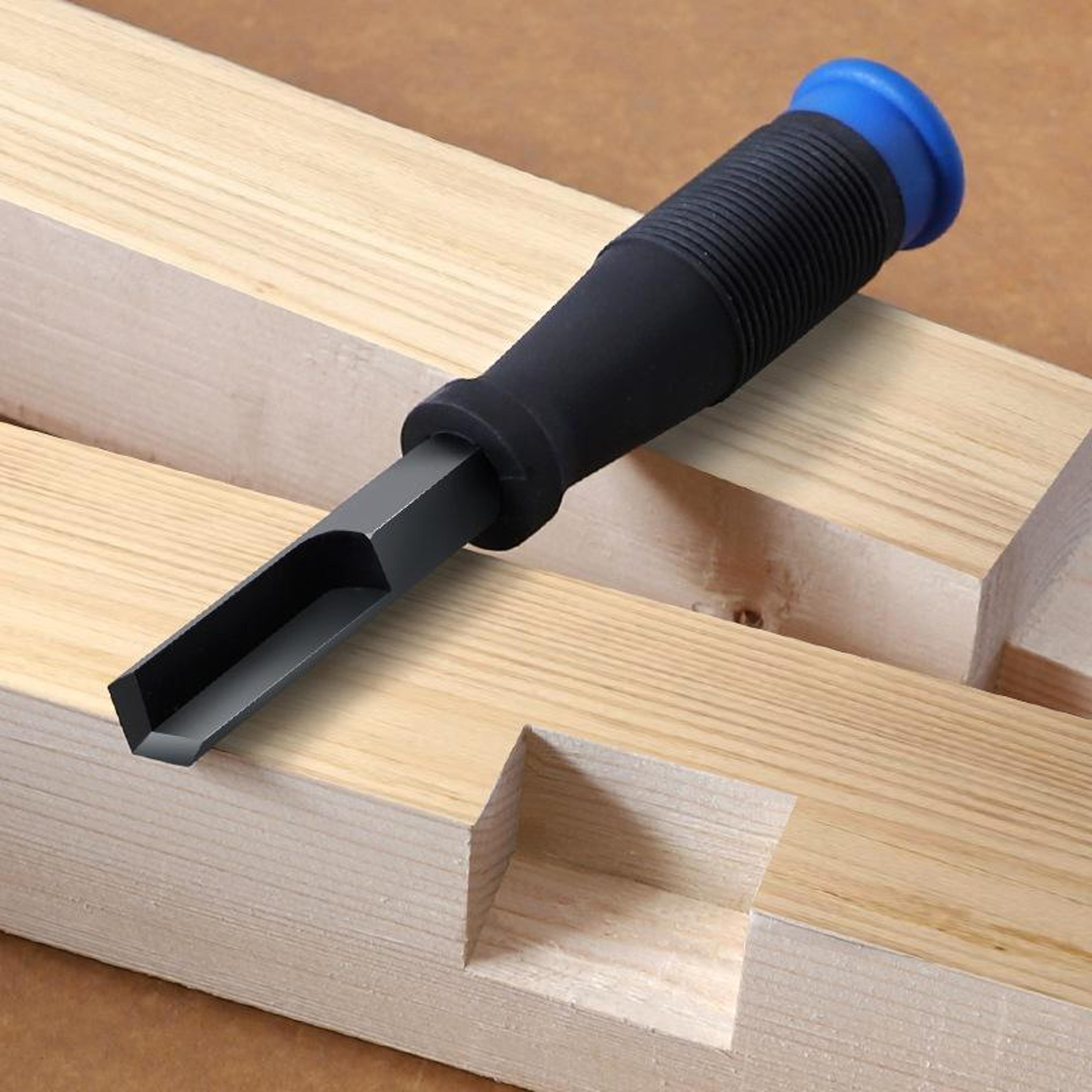 precision 90° corner chisel woodworking tool for hinge mortising, slotting & notch cutting