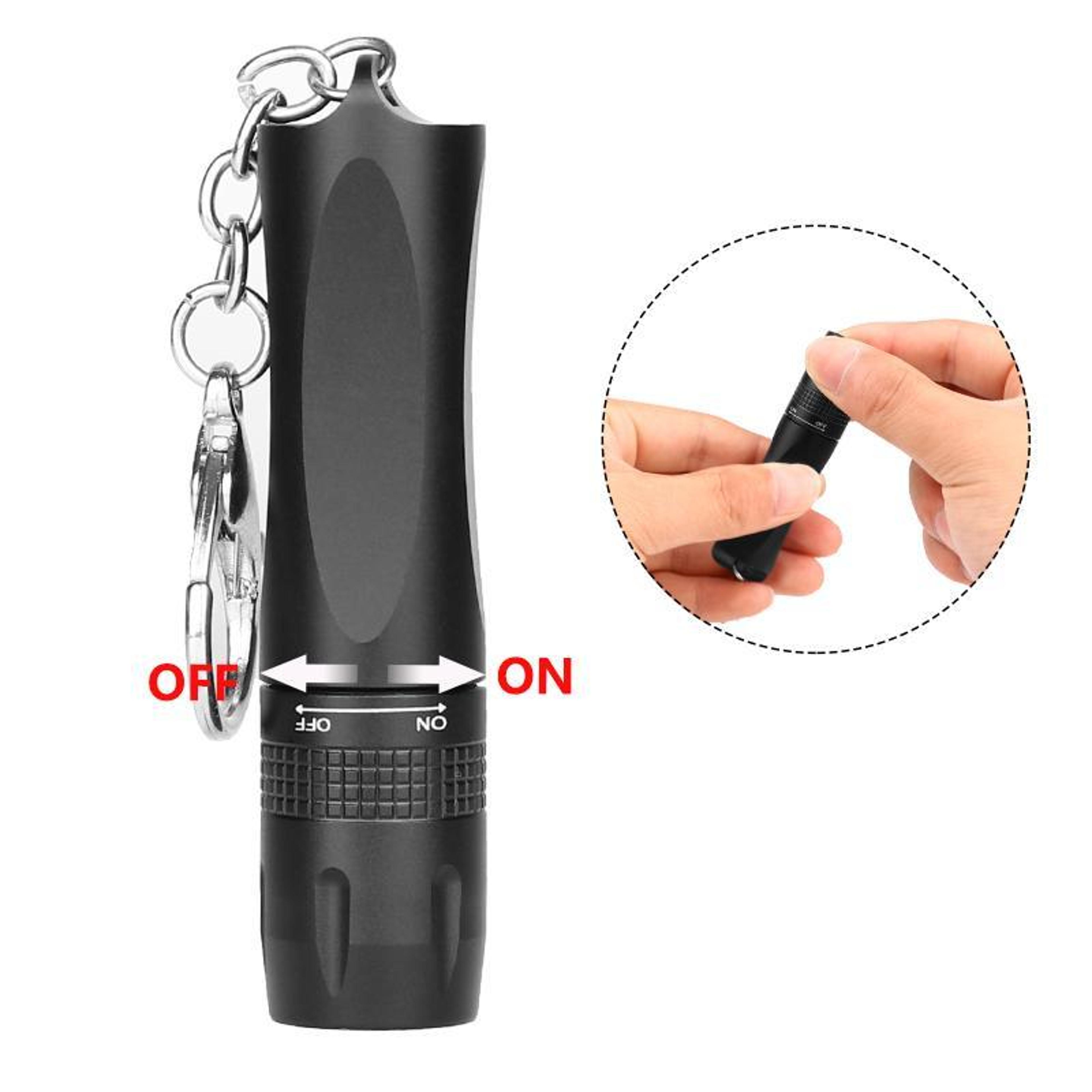 mini t6 led keychain flashlight portable aluminum alloy emergency torch