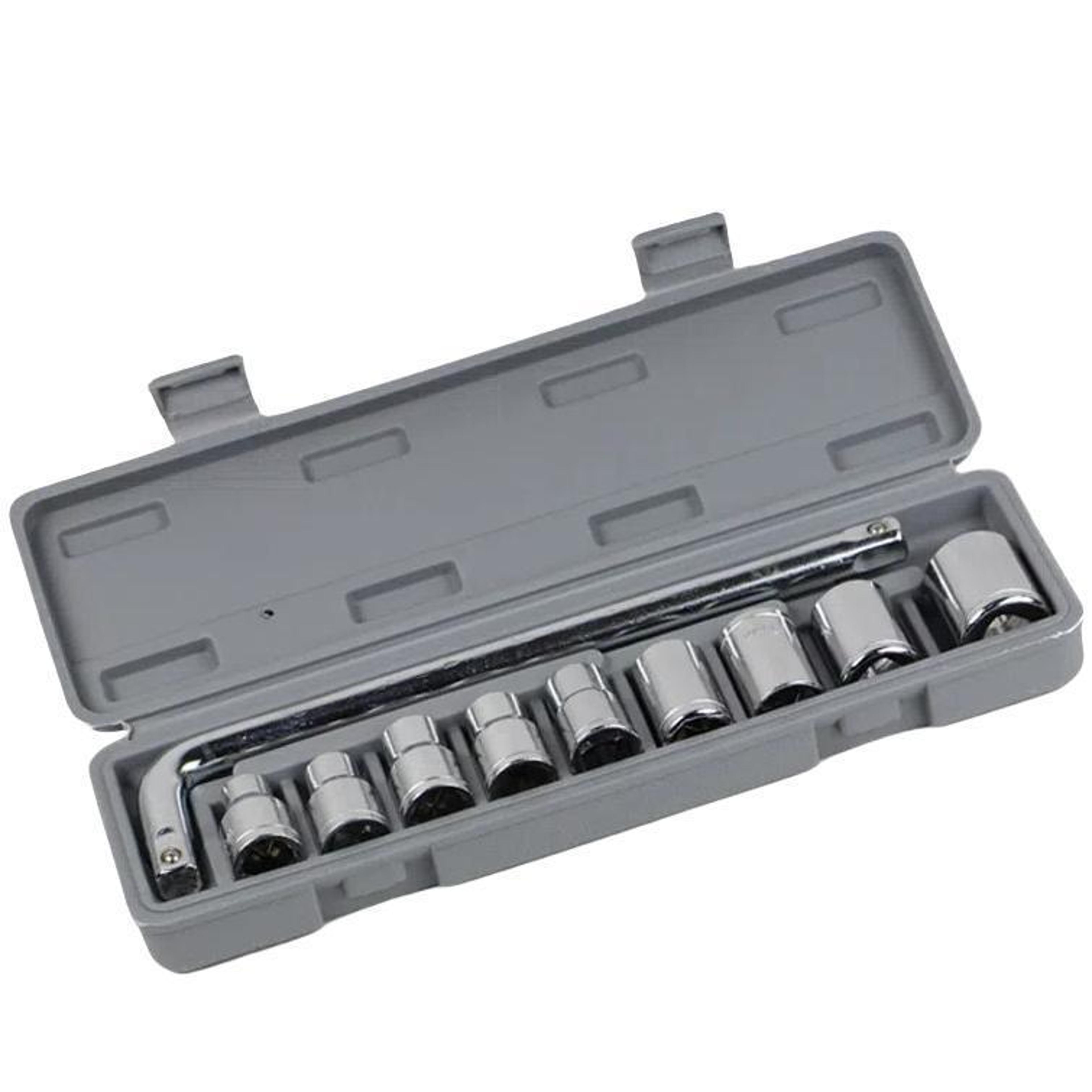 10pcs socket wrench set for auto repair, tire maintenance & diy projects