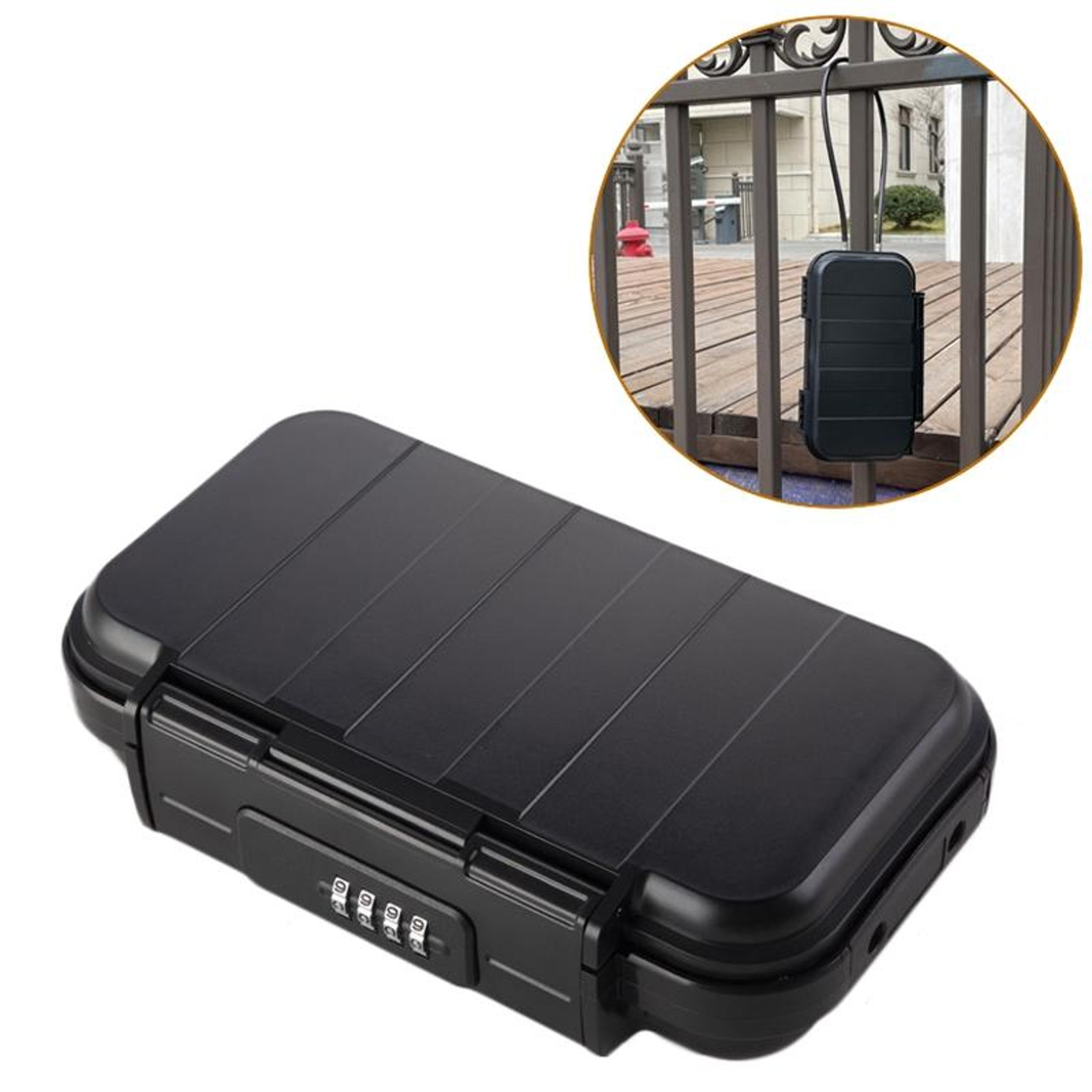 waterproof beach safe box with combination lock for phones, keys & valuables