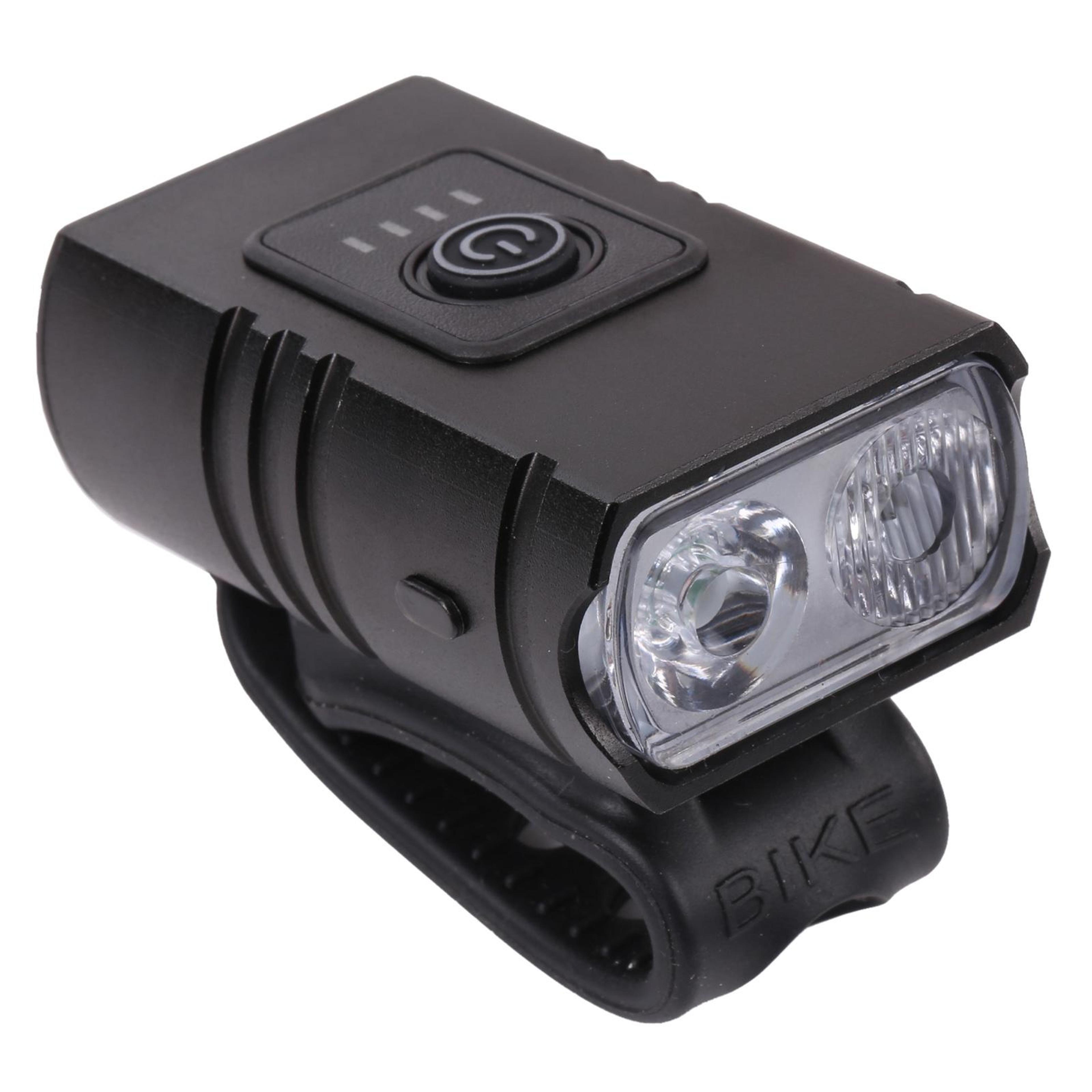 usb rechargeable bike light with dual beam modes