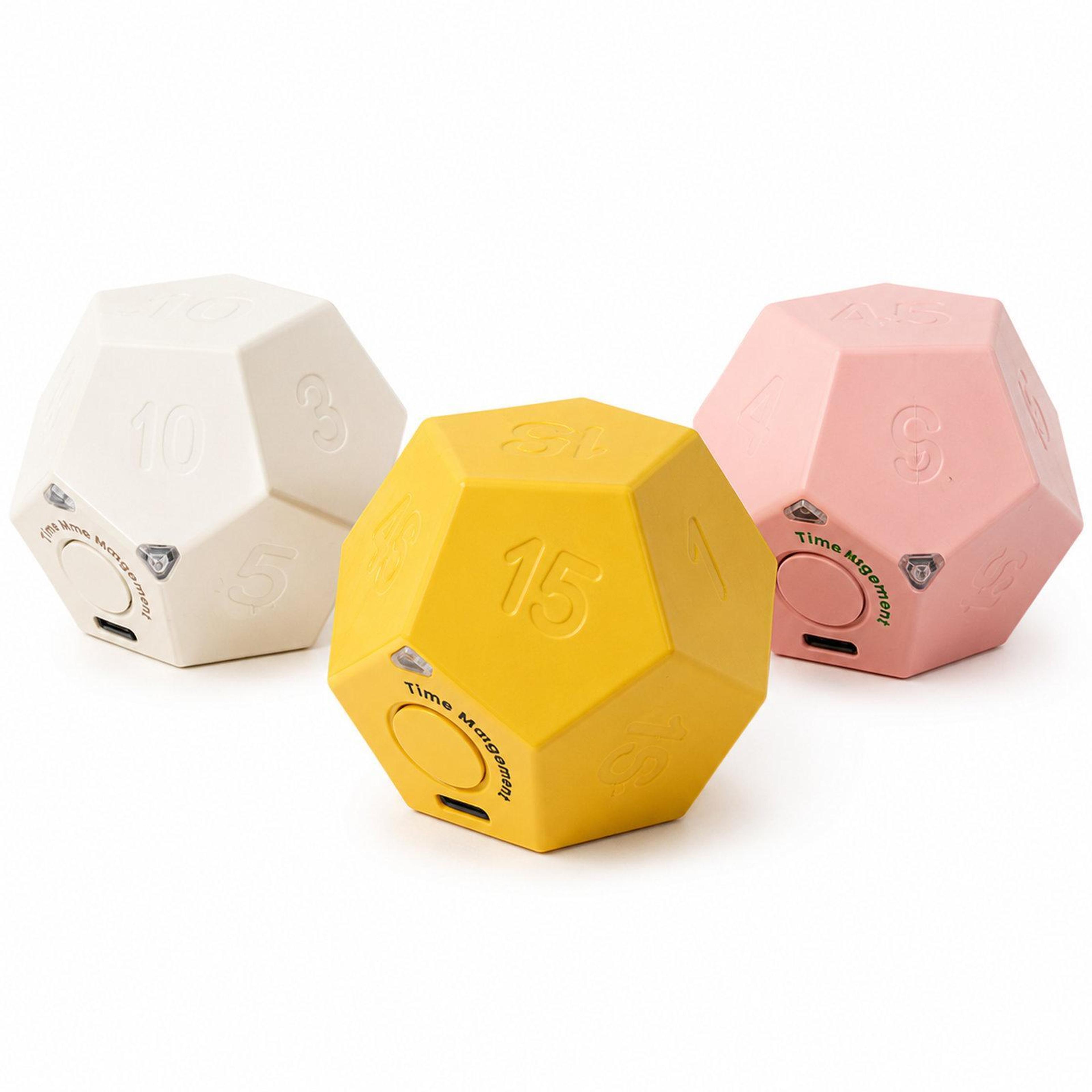 12 sided gravity timer for study, cooking & time management