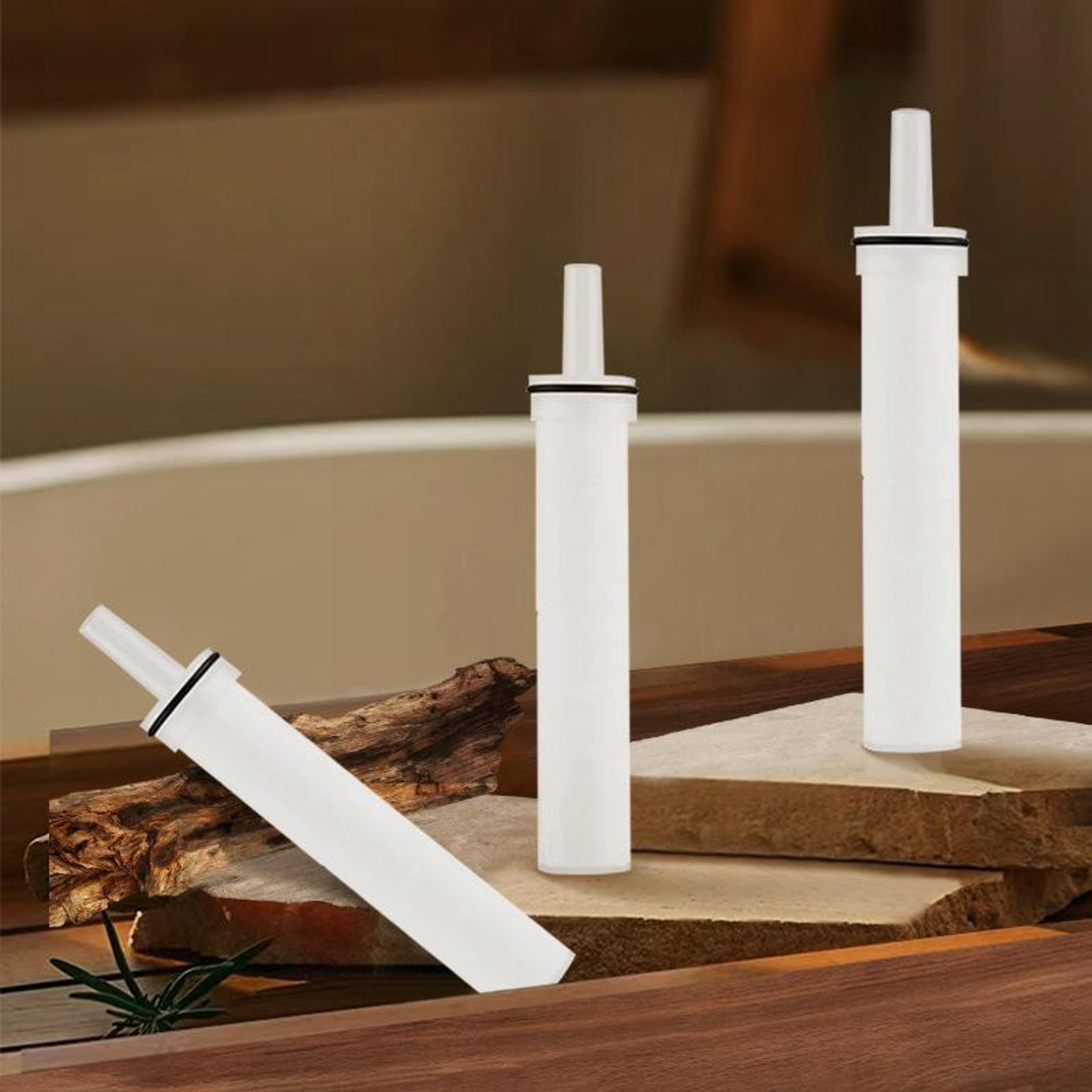 shower filter replacement cartridges 5pcs for clean water, healthy skin & hair