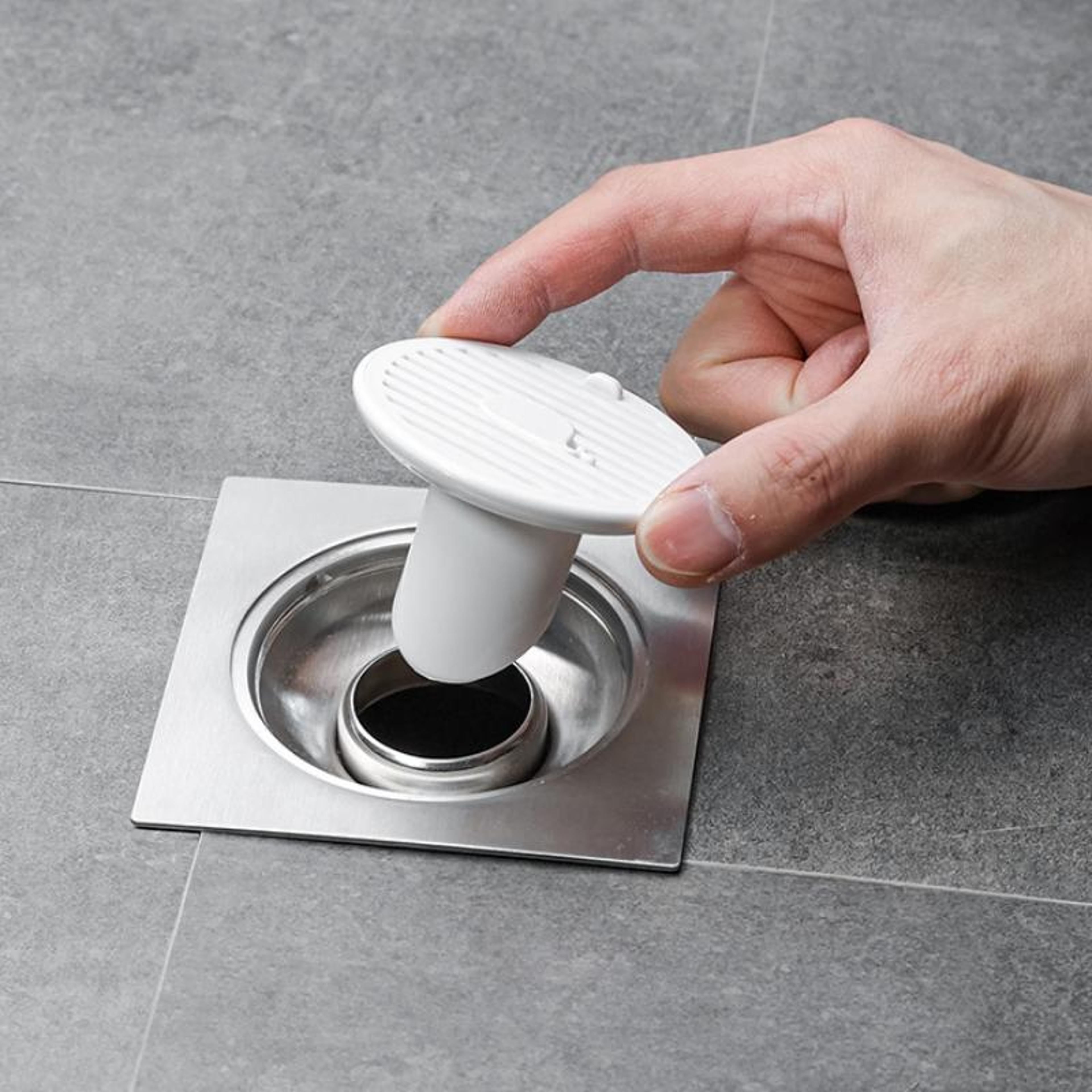 magnetic floor drain odor blocker cover for bathroom and kitchen drains