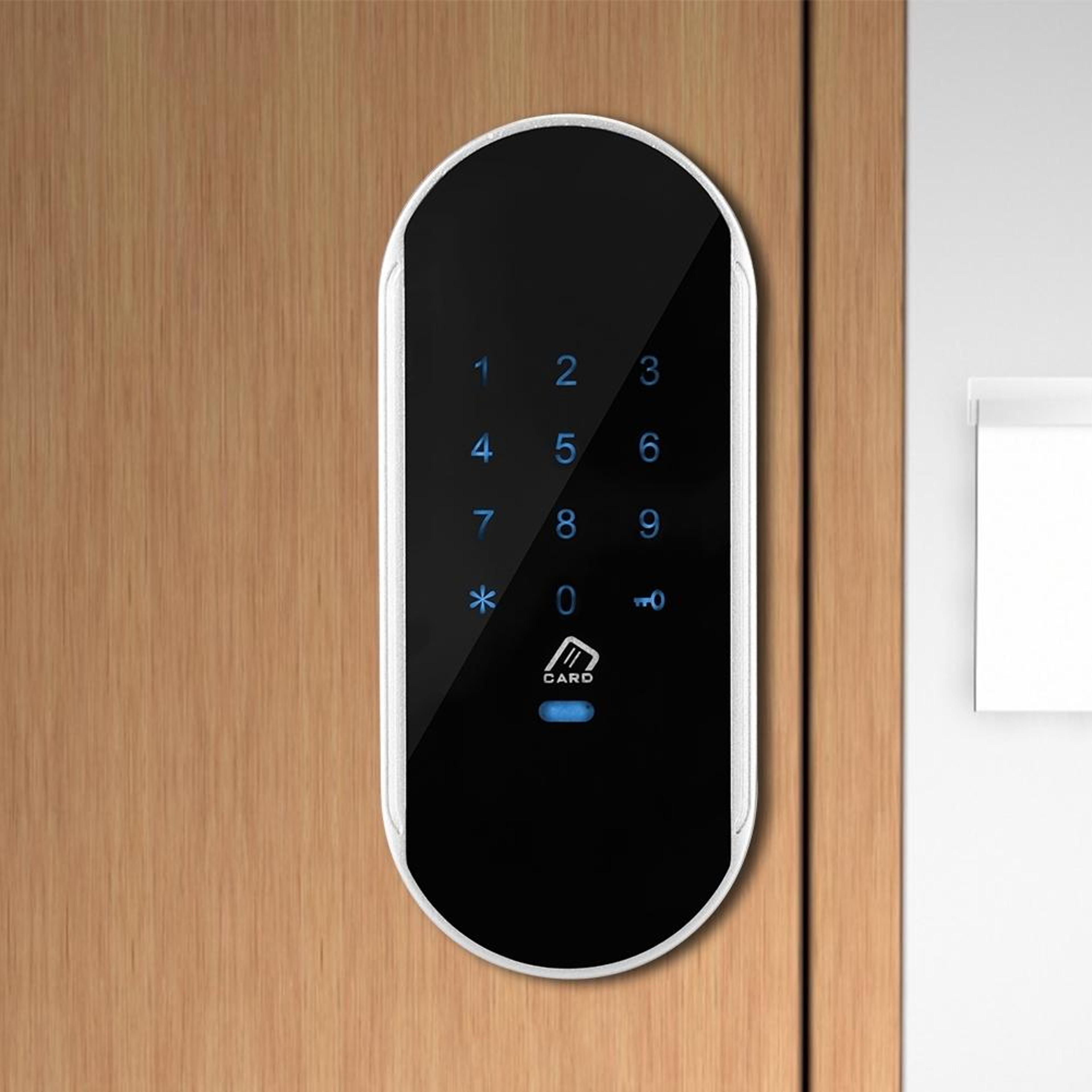 smart rfid cabinet lock with keypad for gym lockers, file cabinets & storage cabinets