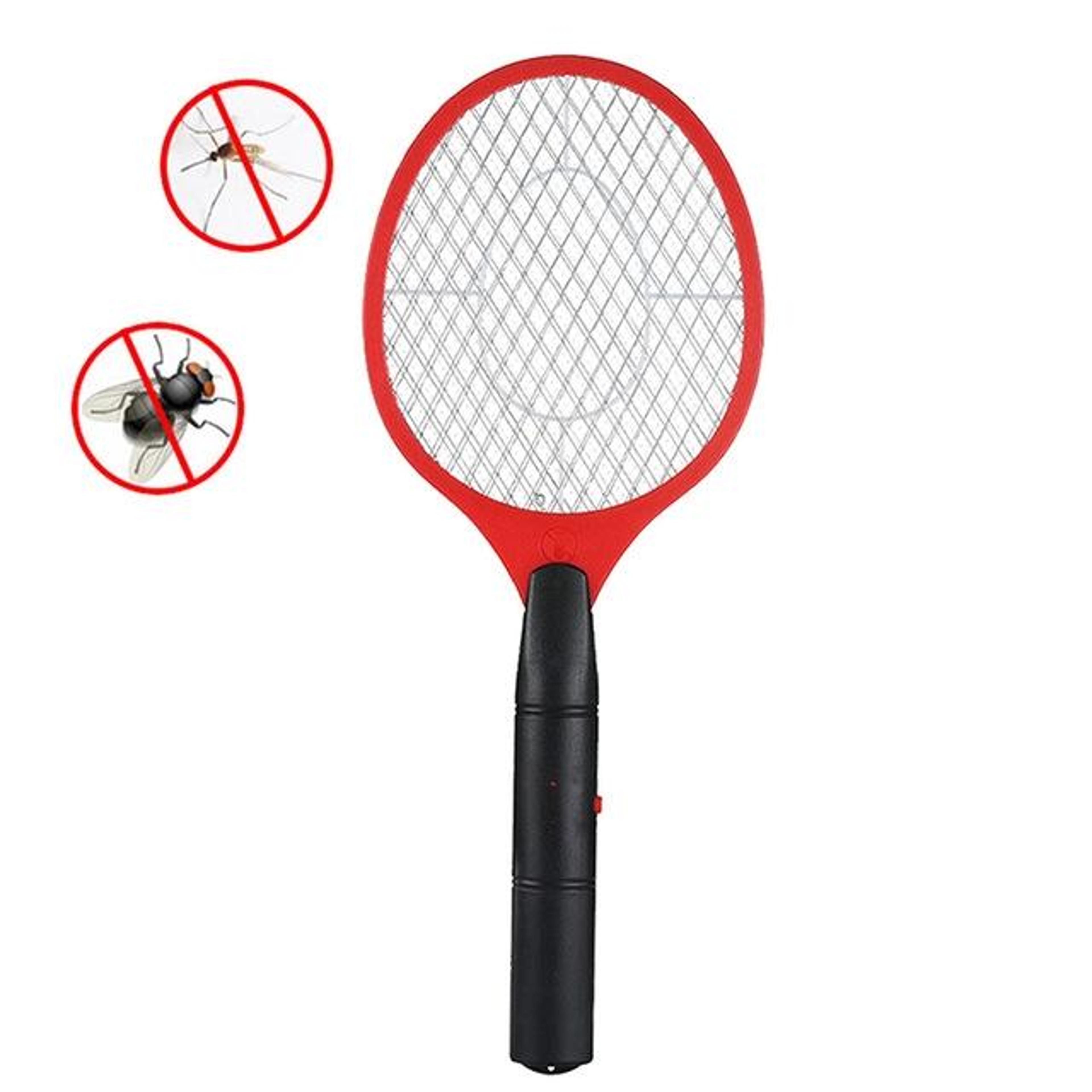 electric mosquito swatter racket portable bug zapper for fast indoor & outdoor pest control