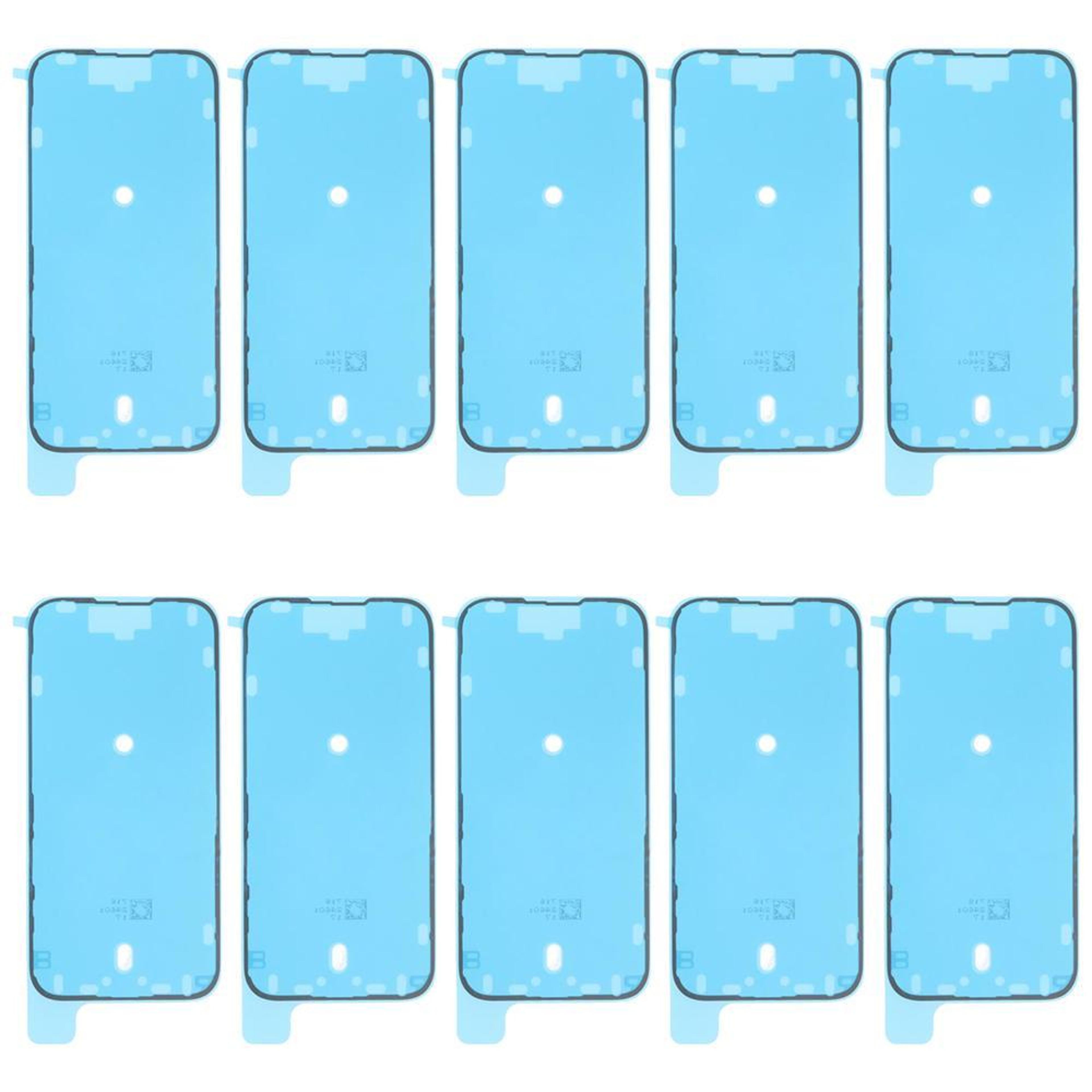 iphone 16 series waterproof lcd frame bezel adhesive sticker set 10pcs