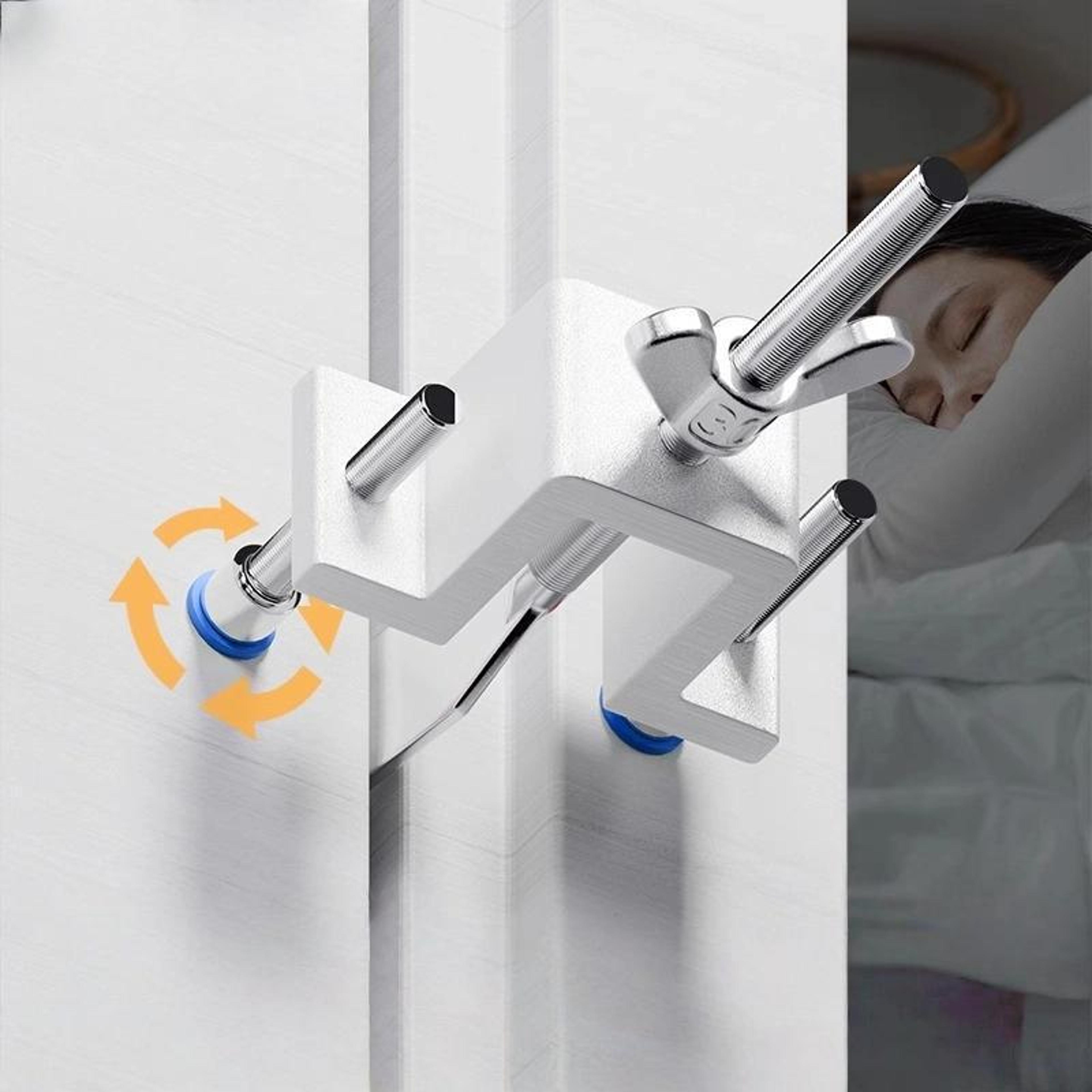 portable security door stopper & anti theft door blocker for home, hotel & travel