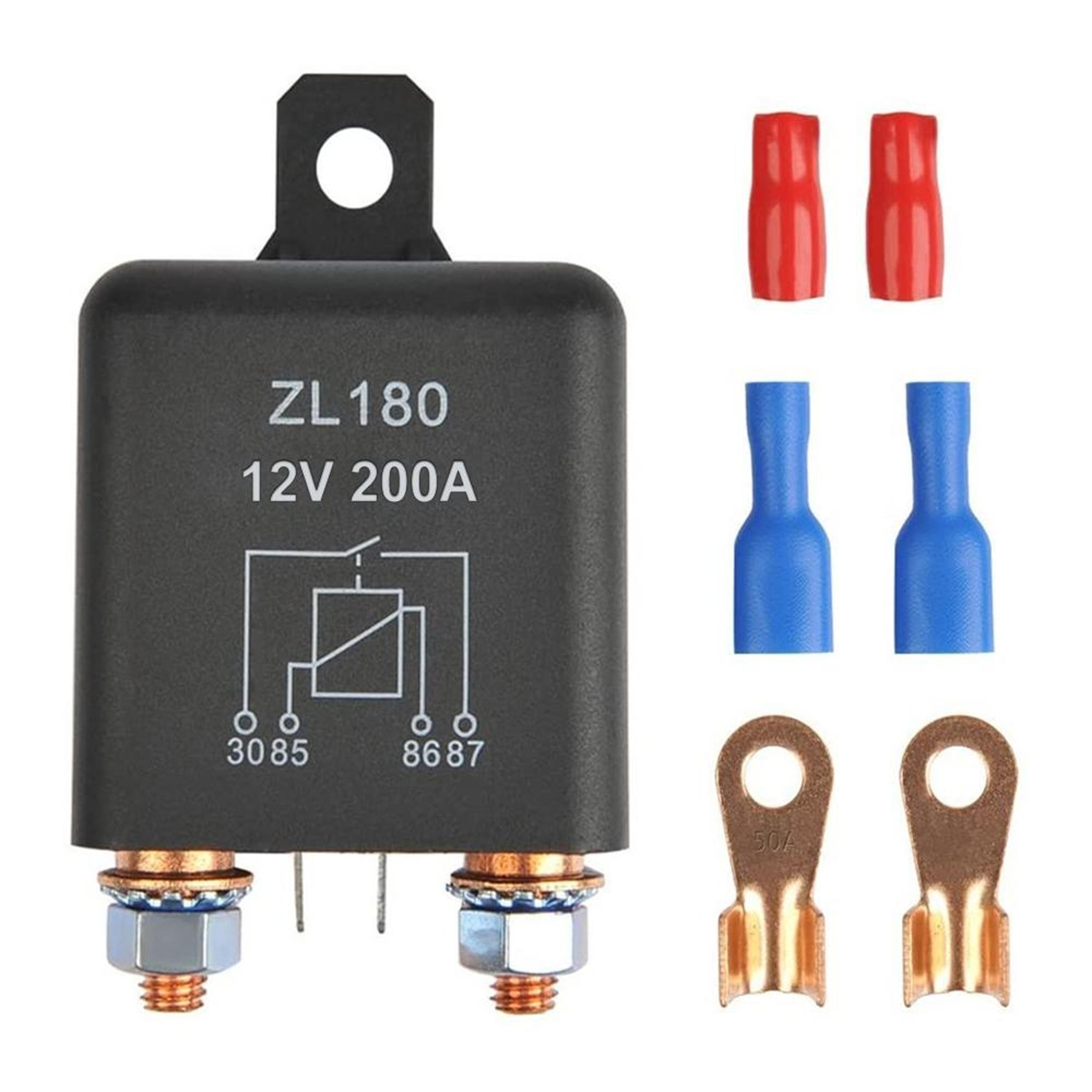 200a heavy duty car start relay kit for starter systems & central locking