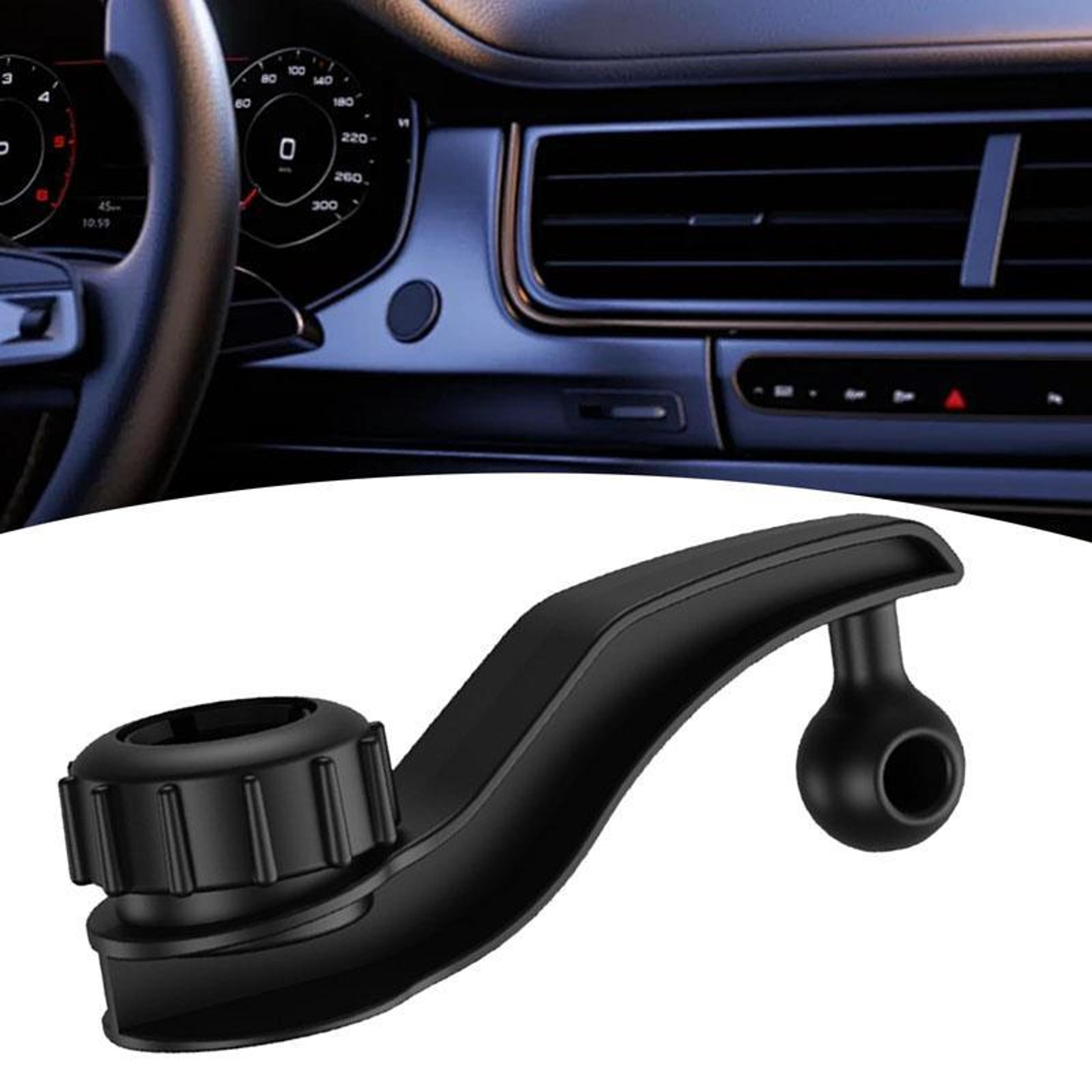 universal car phone holder extension rod with air vent clip & 17mm ball mount adapter
