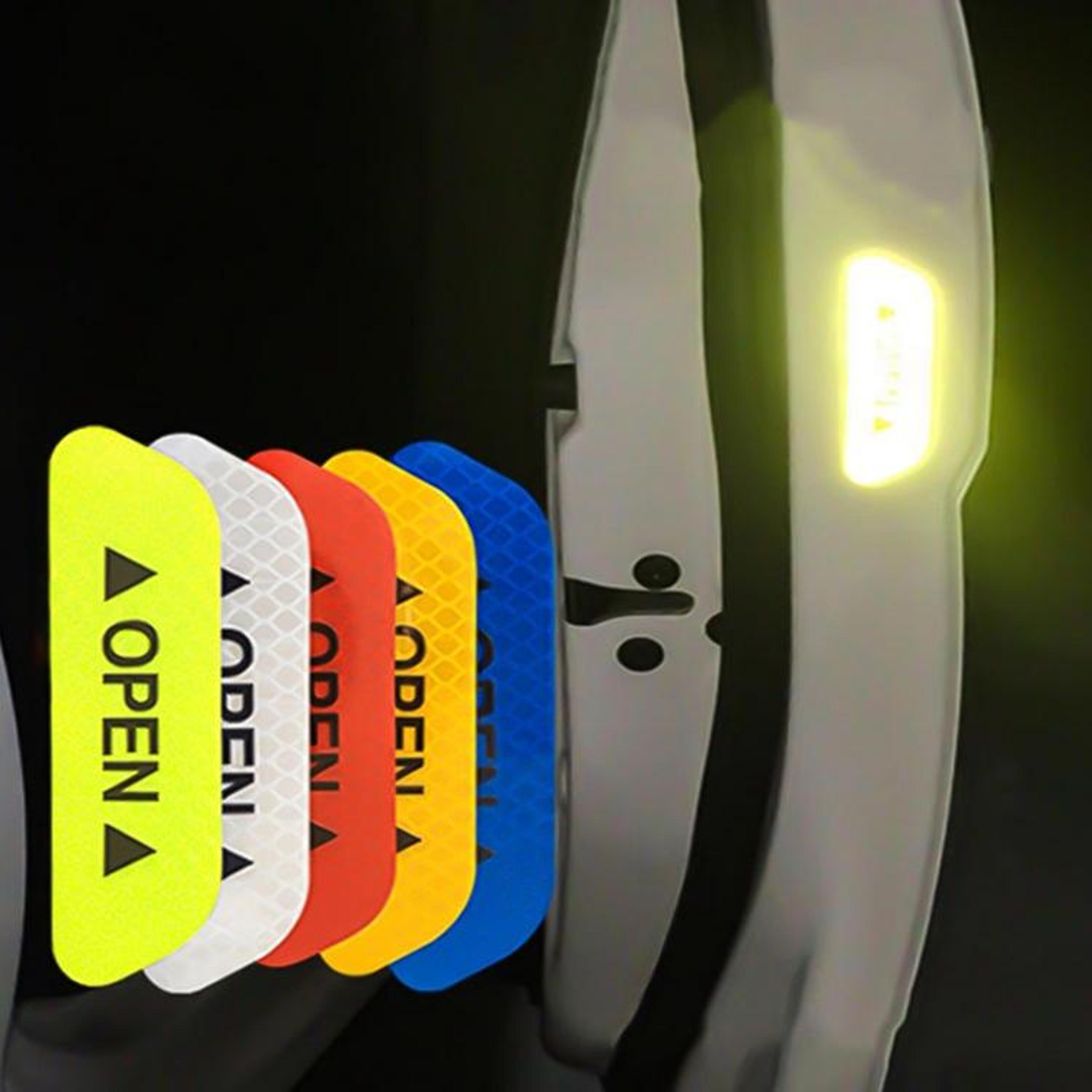 open reflective car door safety tape stickers waterproof night visibility decals